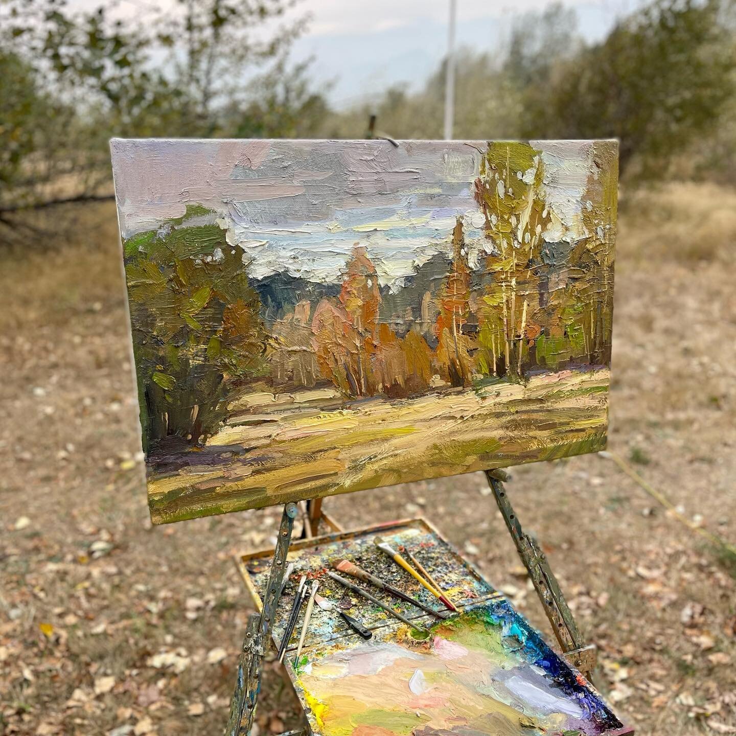 Overcast skies in the gorge today. 24x36&rdquo; oil/canvas. 

#antonpavlenko #oregonartist #contemporaryartist #westcoastartist #artistsoninstagram #impressionism #oilpainting #landscapepainting #fineartist #naturepainting #oilpaints #pleinairpaintin