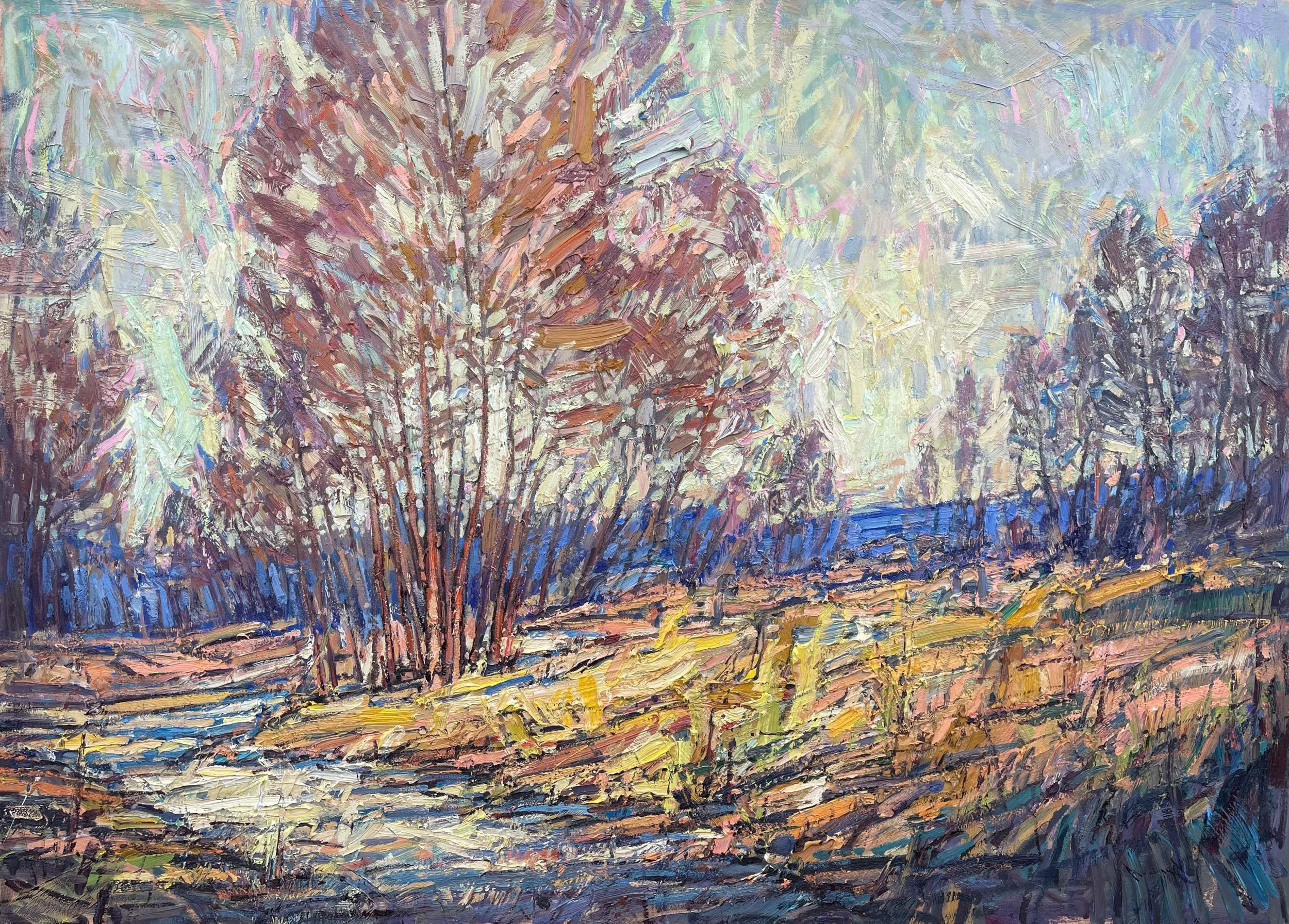A PENSIVE TURN, 60X84