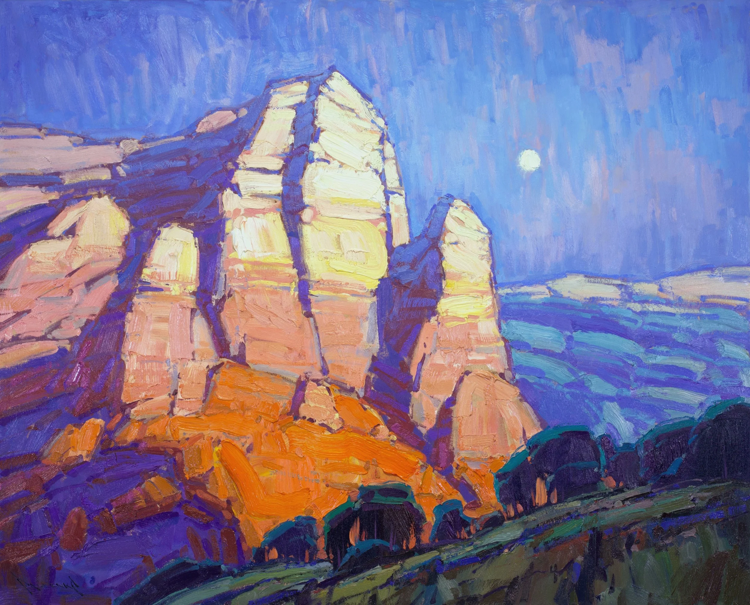 MOON VALLEY, 48X60