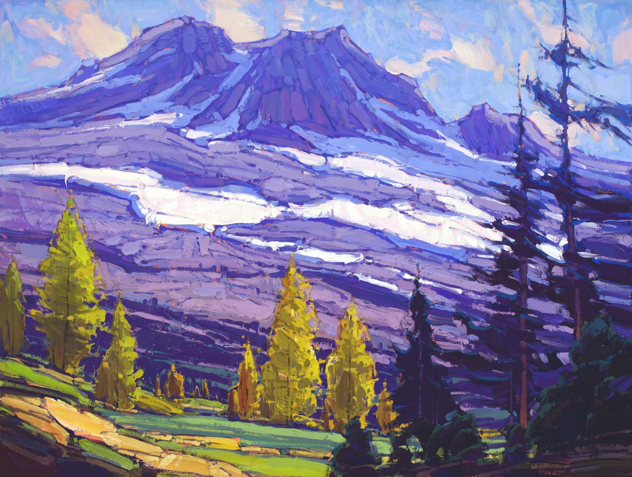 ALPINE MEADOW, 36X48