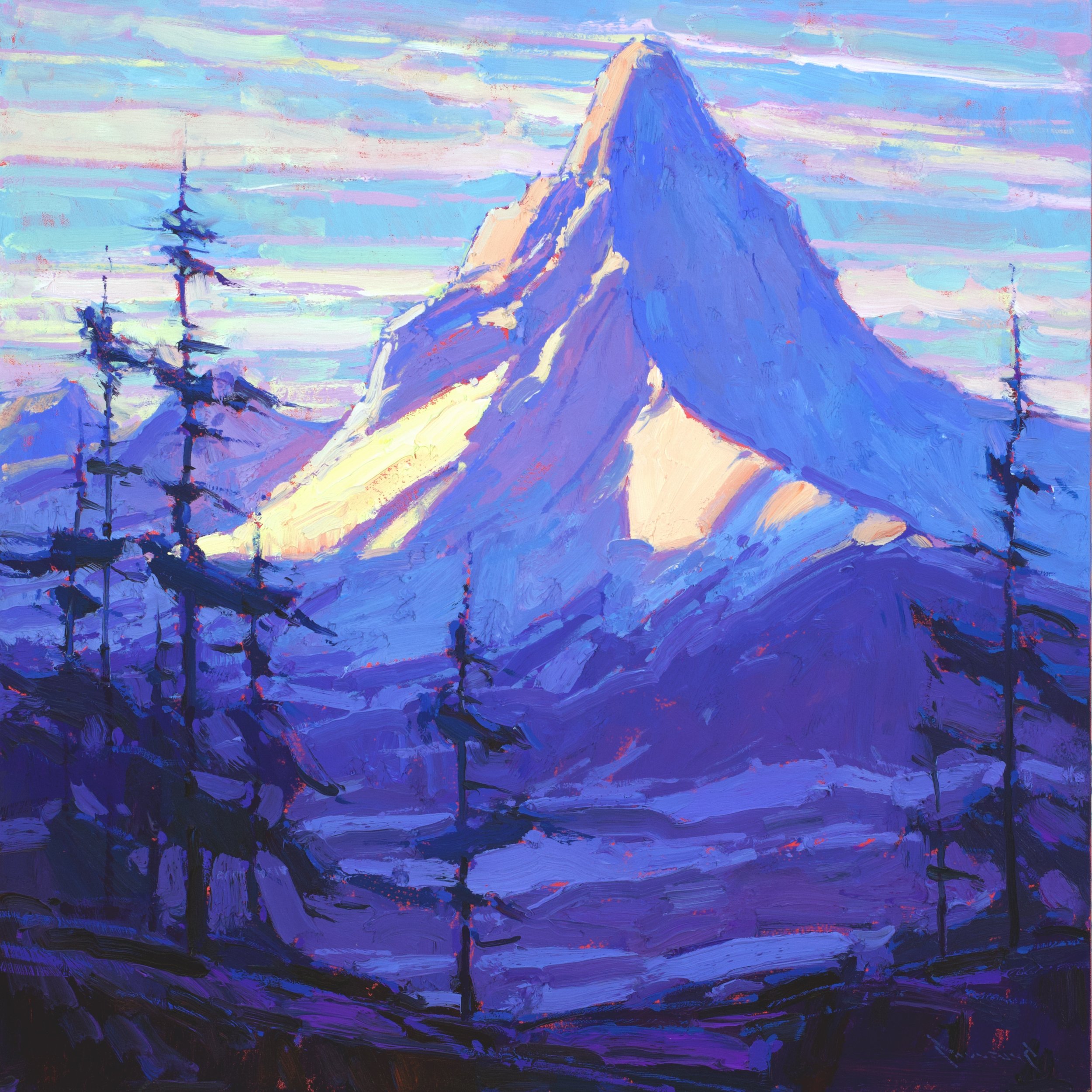 THE WAKEUP CALL, 36X36