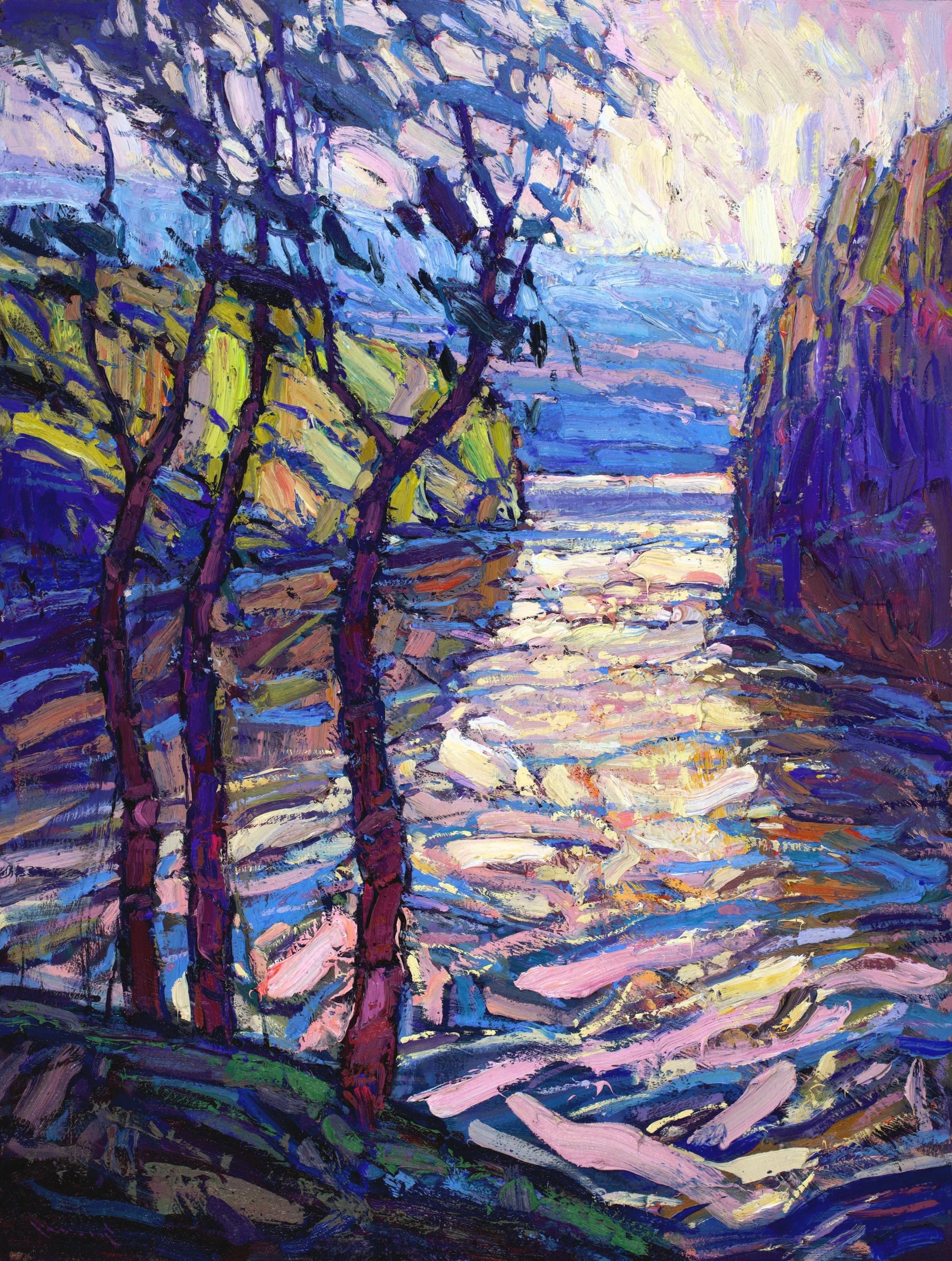 WHEN THE RIVER DREAMS, 48X36