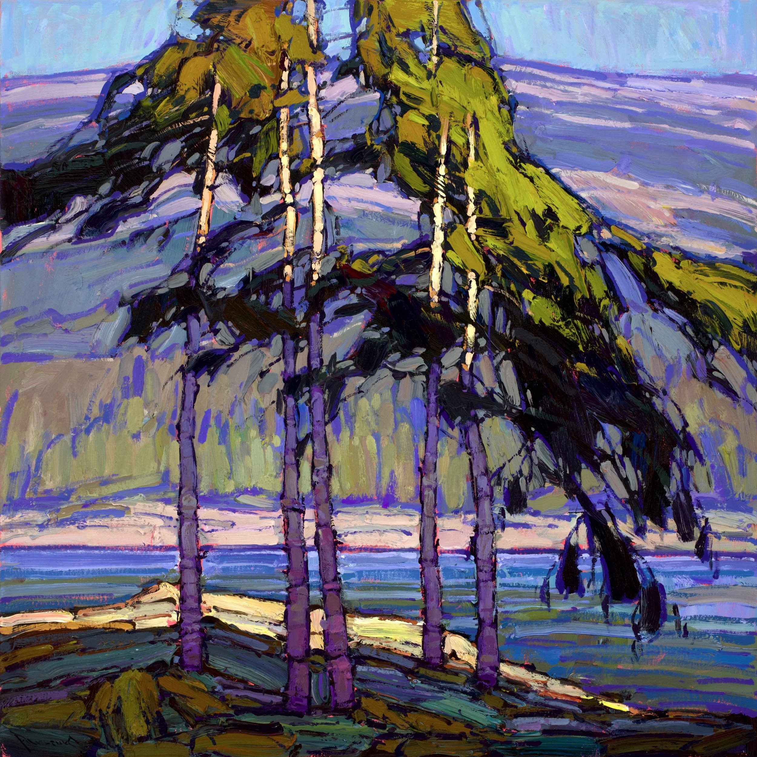 THE MEASURE OF MORNING, 48X48