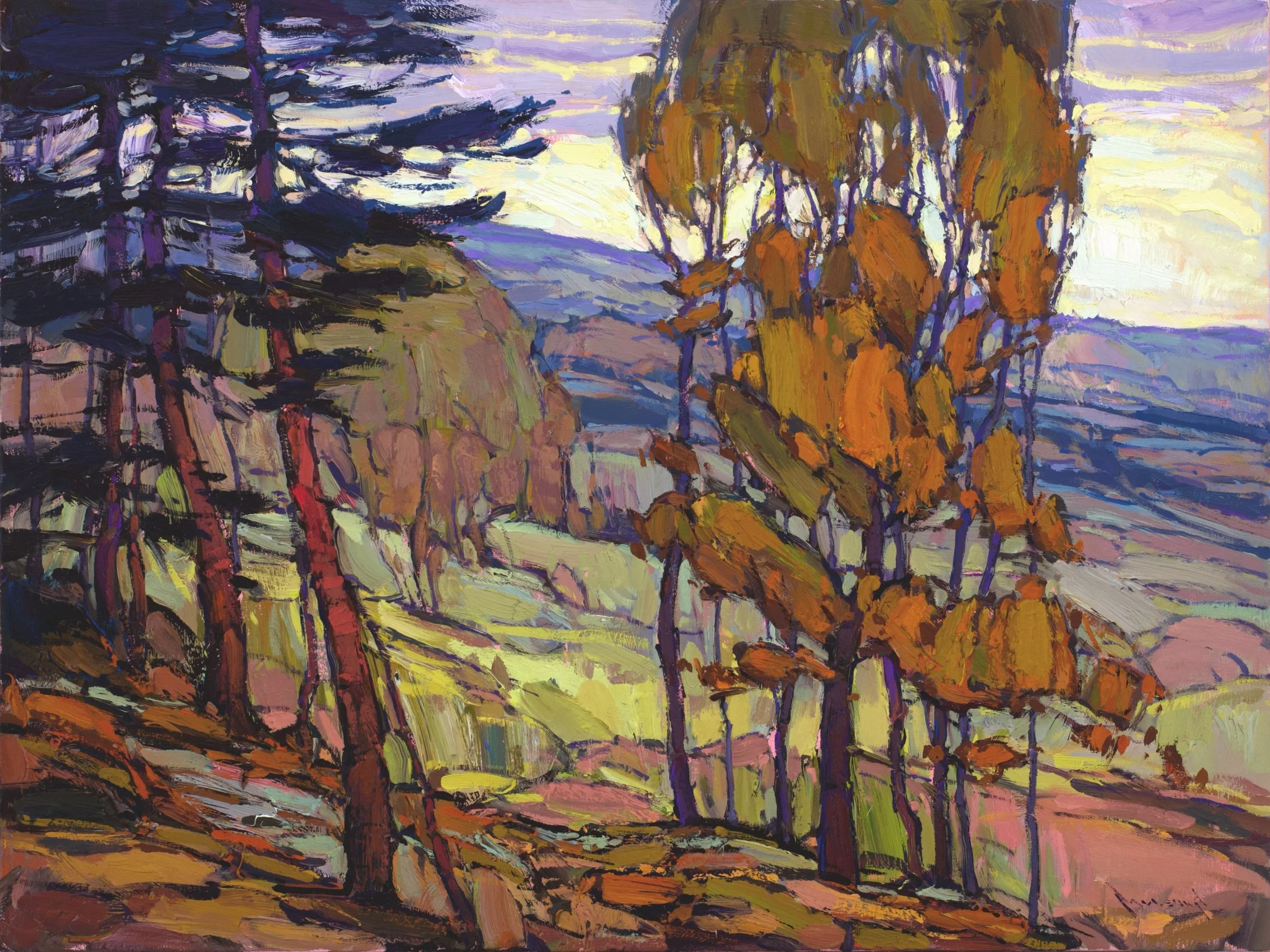 &ldquo;Before The Light Fades&rdquo; | 30x40 in. Heading soon to @petersoncontemporary