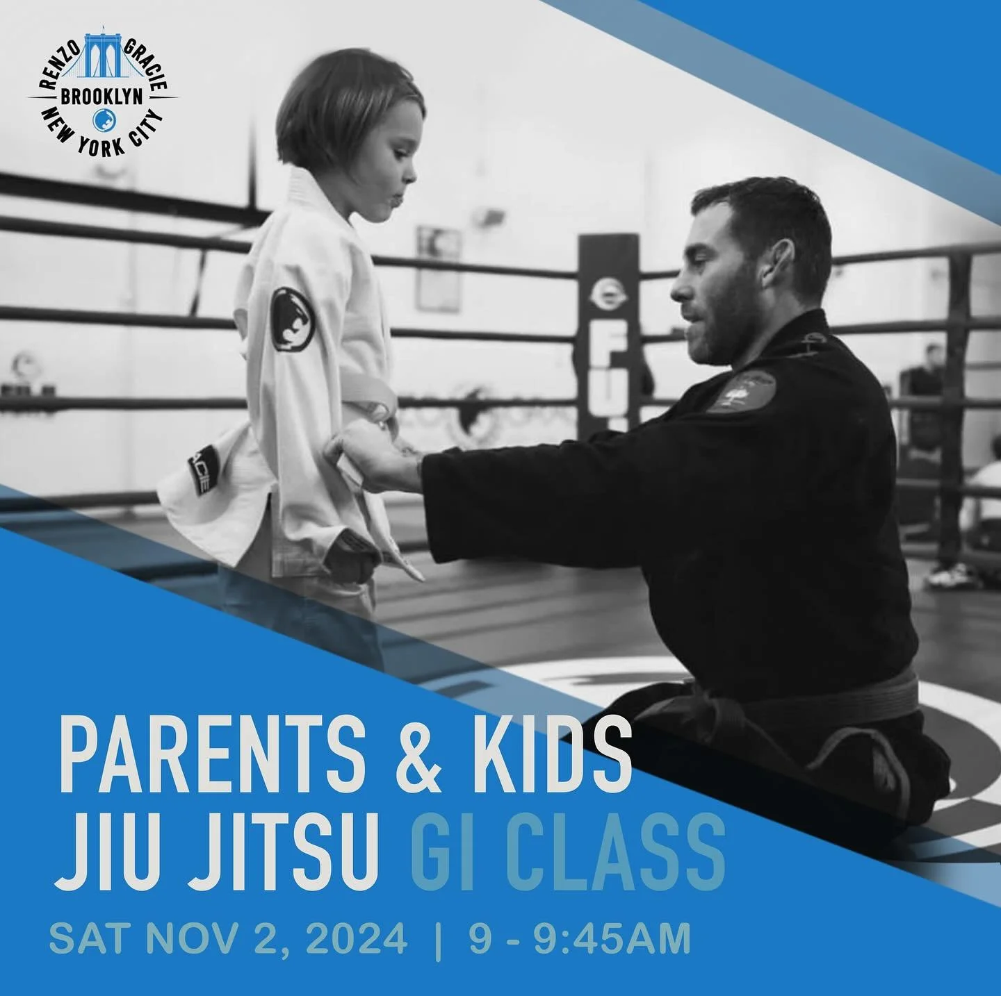 Parents &amp; Kids Jiu Jitsu Class  Saturday, Nov 2, @9am with @ruskinmatt .
