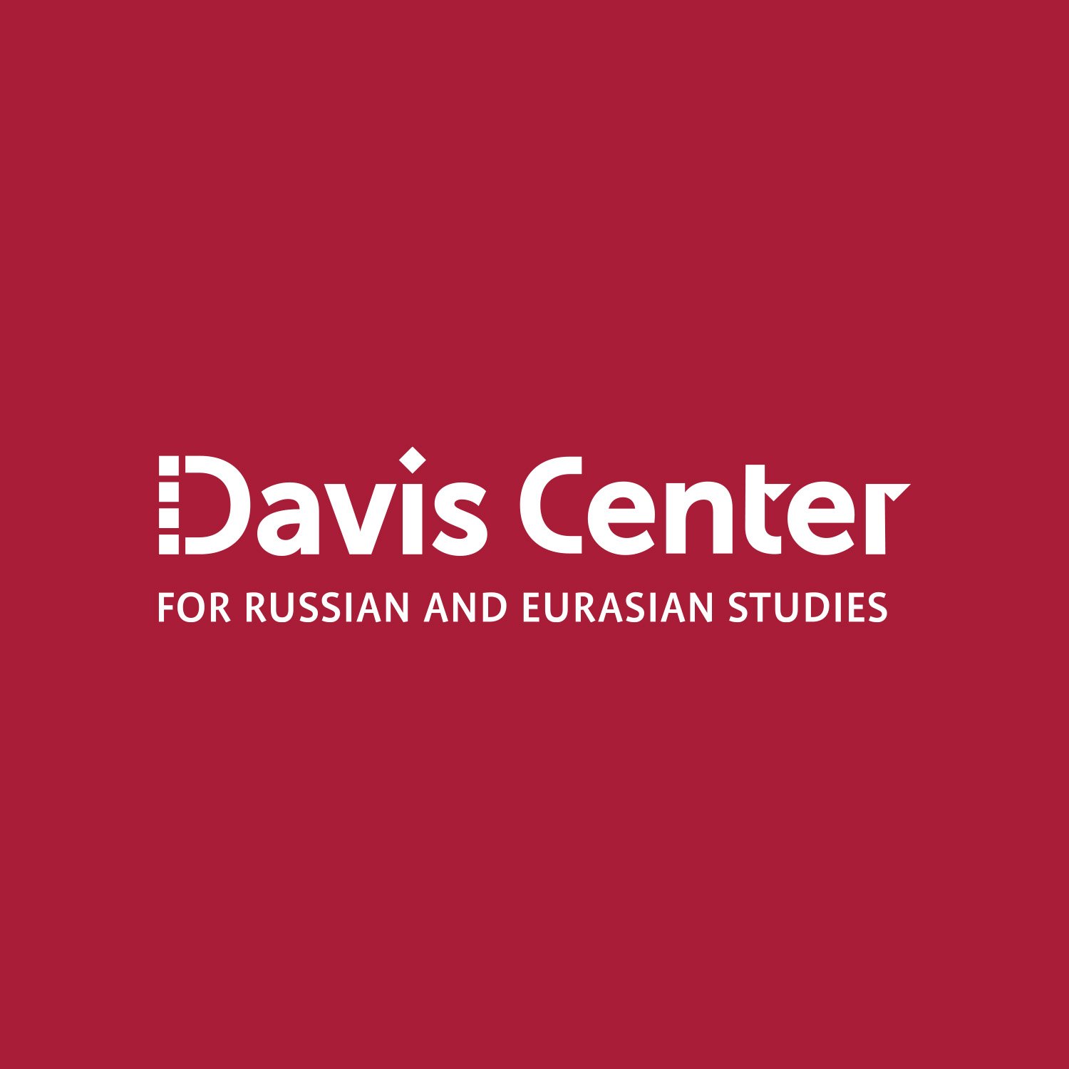 Davis Center logo on red background