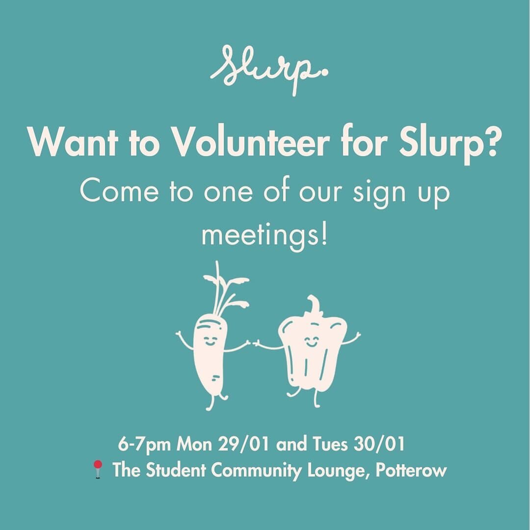 Would you like to volunteer with us this semester? 
If so please come along to the Student Community Lounge, either today, Monday 29th, or tomorrow, Tuesday 30th, between 6-7pm, to hear about how volunteering works, and importantly to signup to a vol