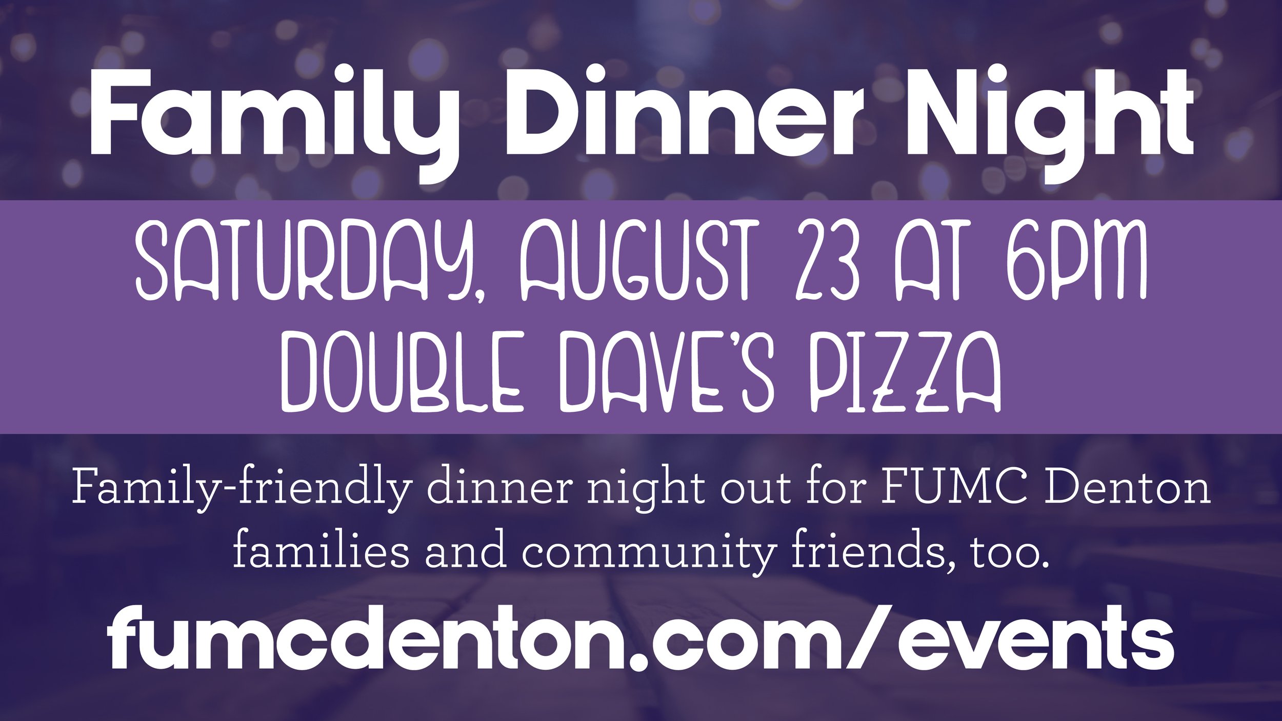 Family Dinner Night: Double Dave’s Pizza