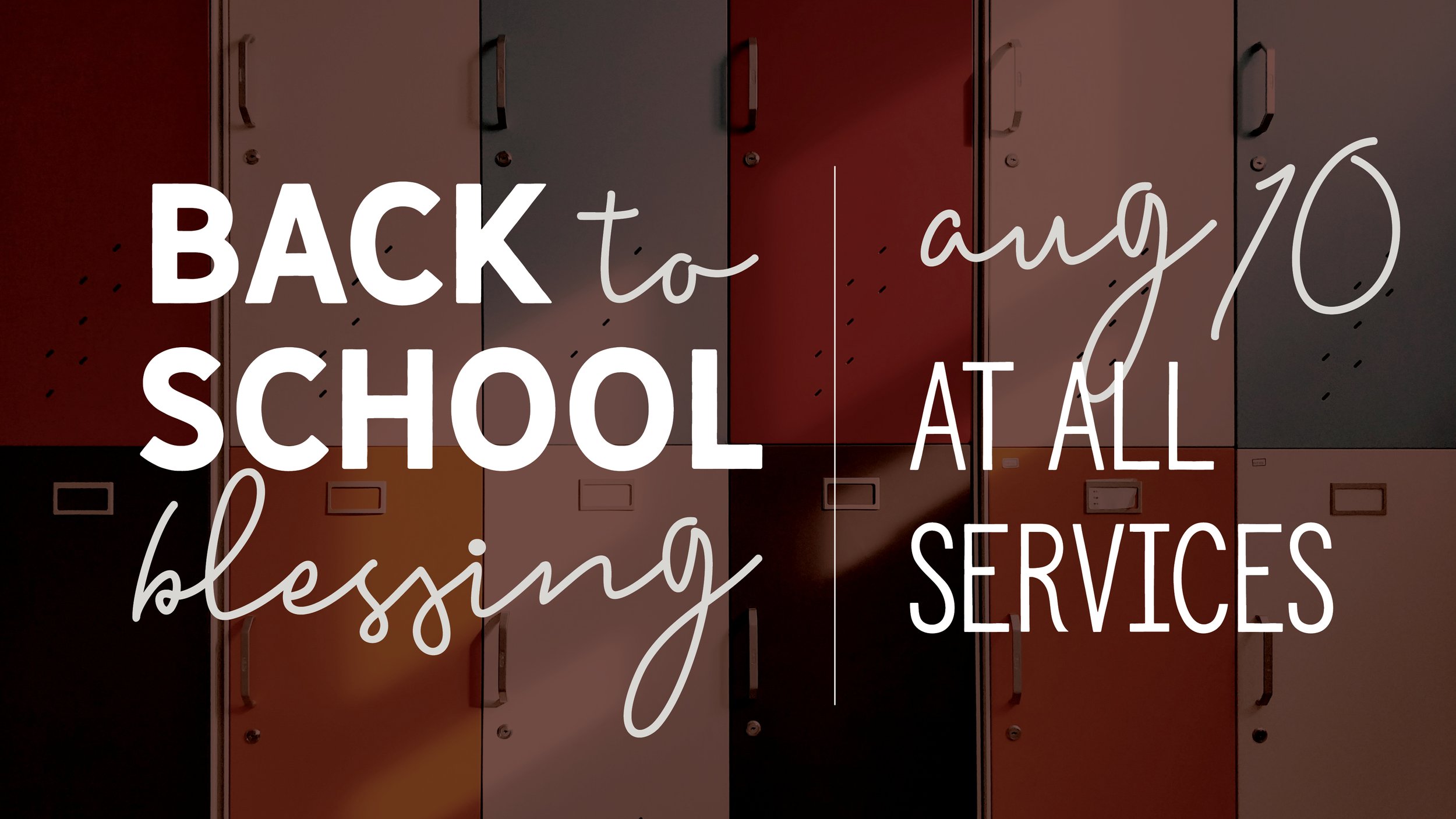Back to School Blessing
