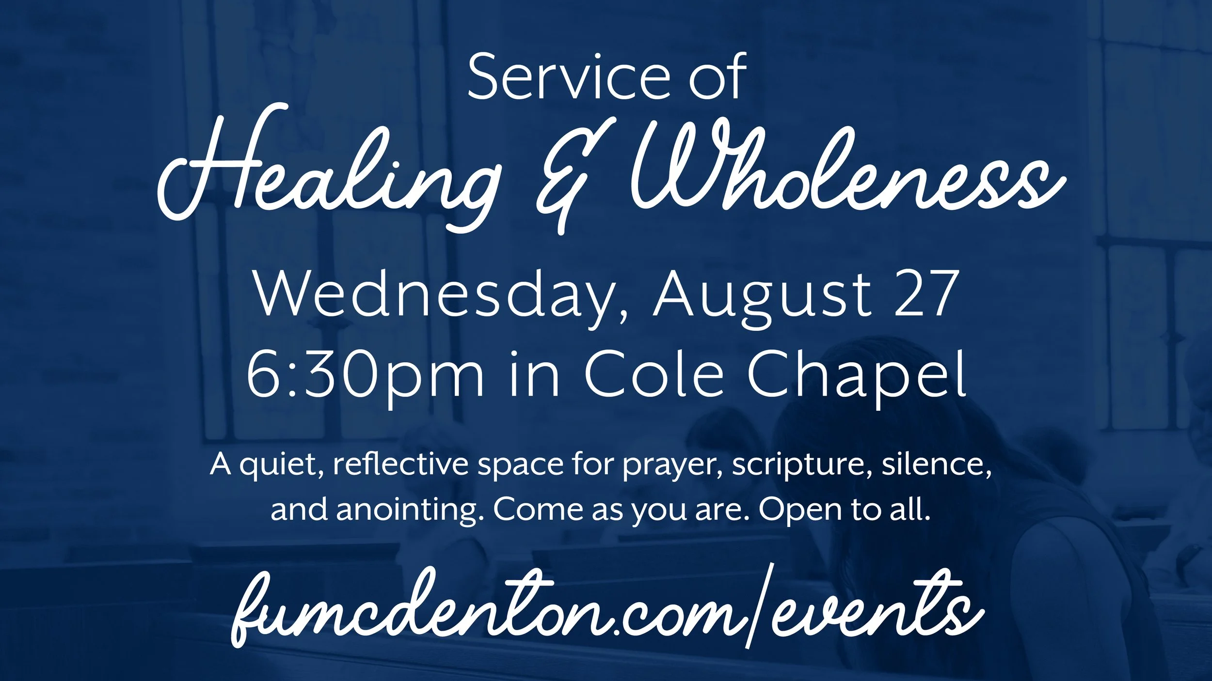 Service of Healing & Wholeness