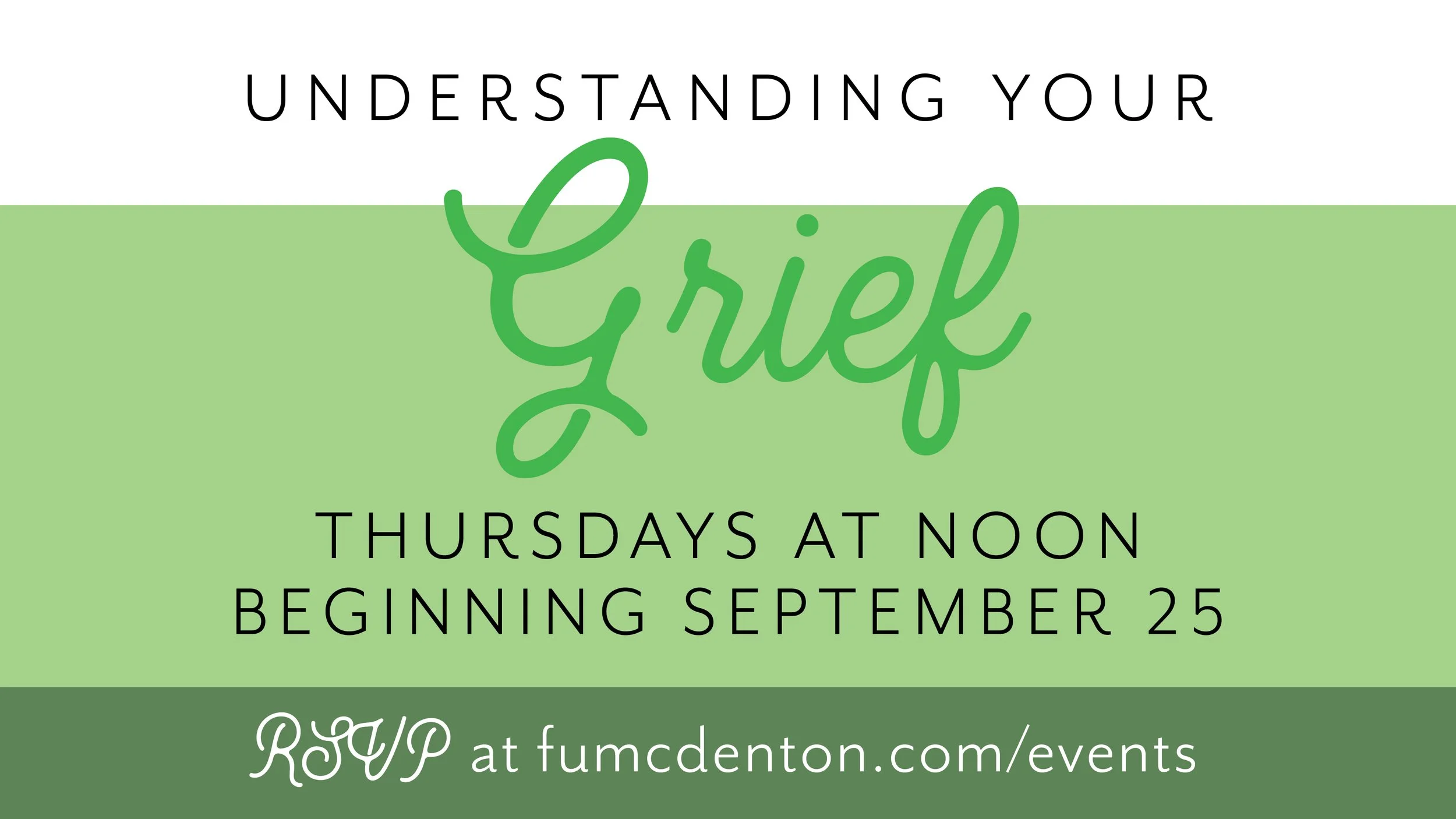 Understanding Your Grief Group Begins