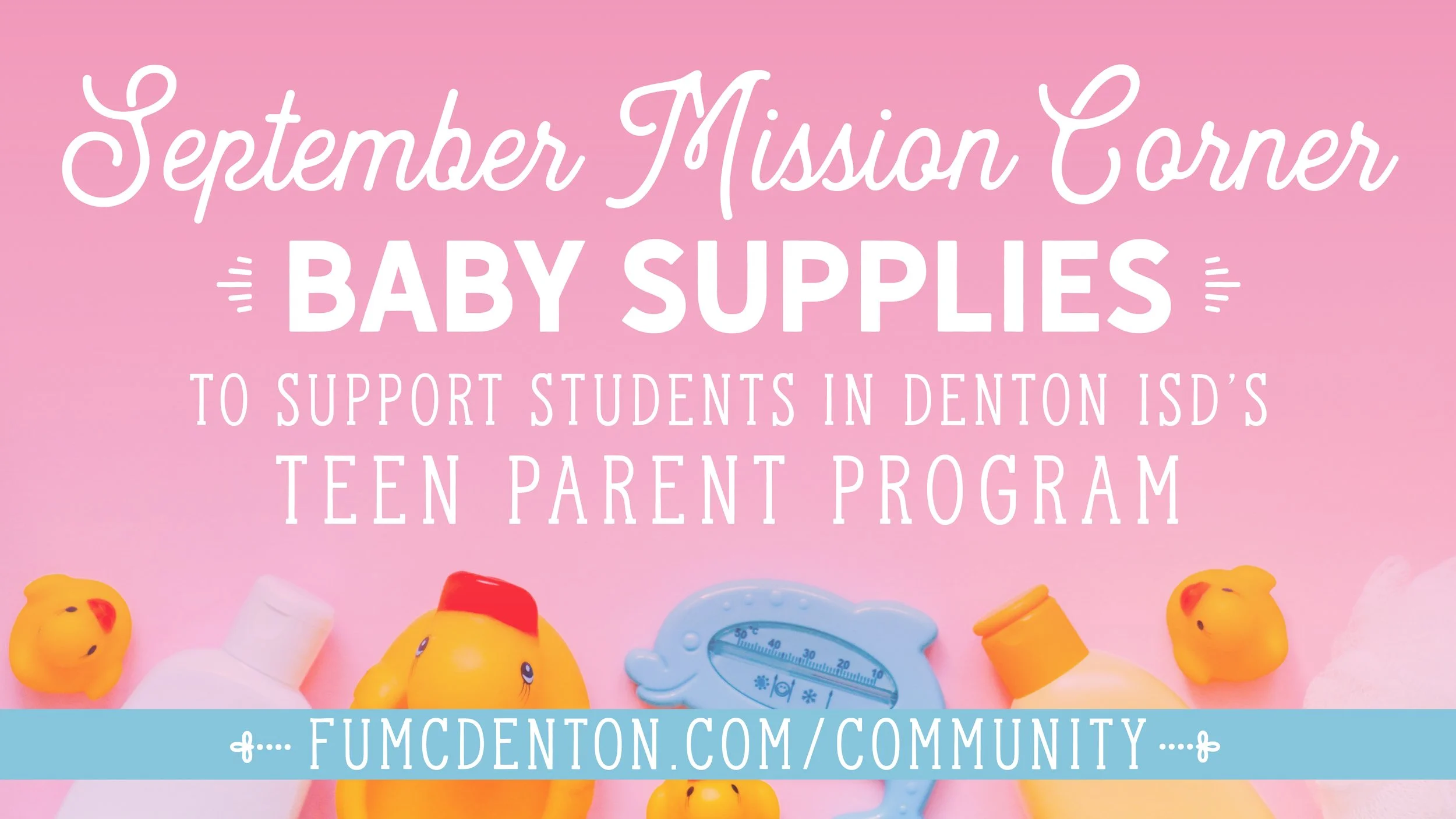 September Mission Corner: Teen Parent Program