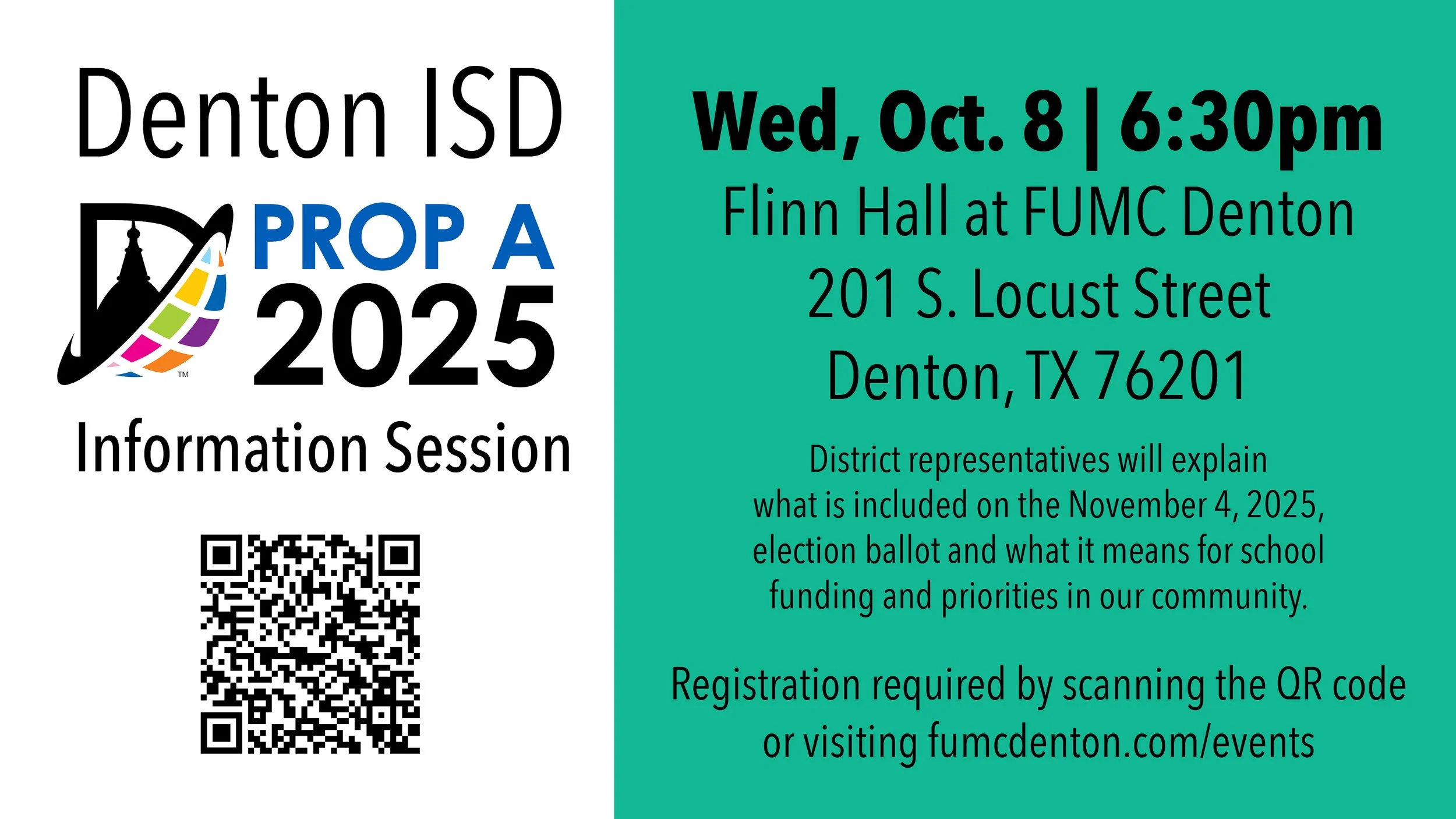 Denton ISD Information Session on Proposition A