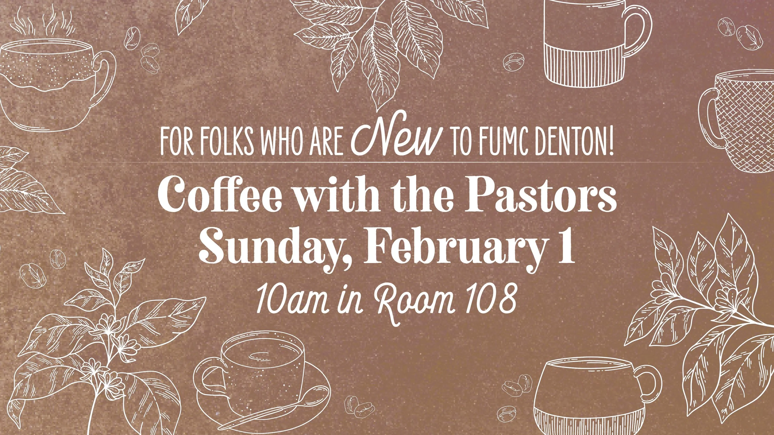 Coffee with the Pastors