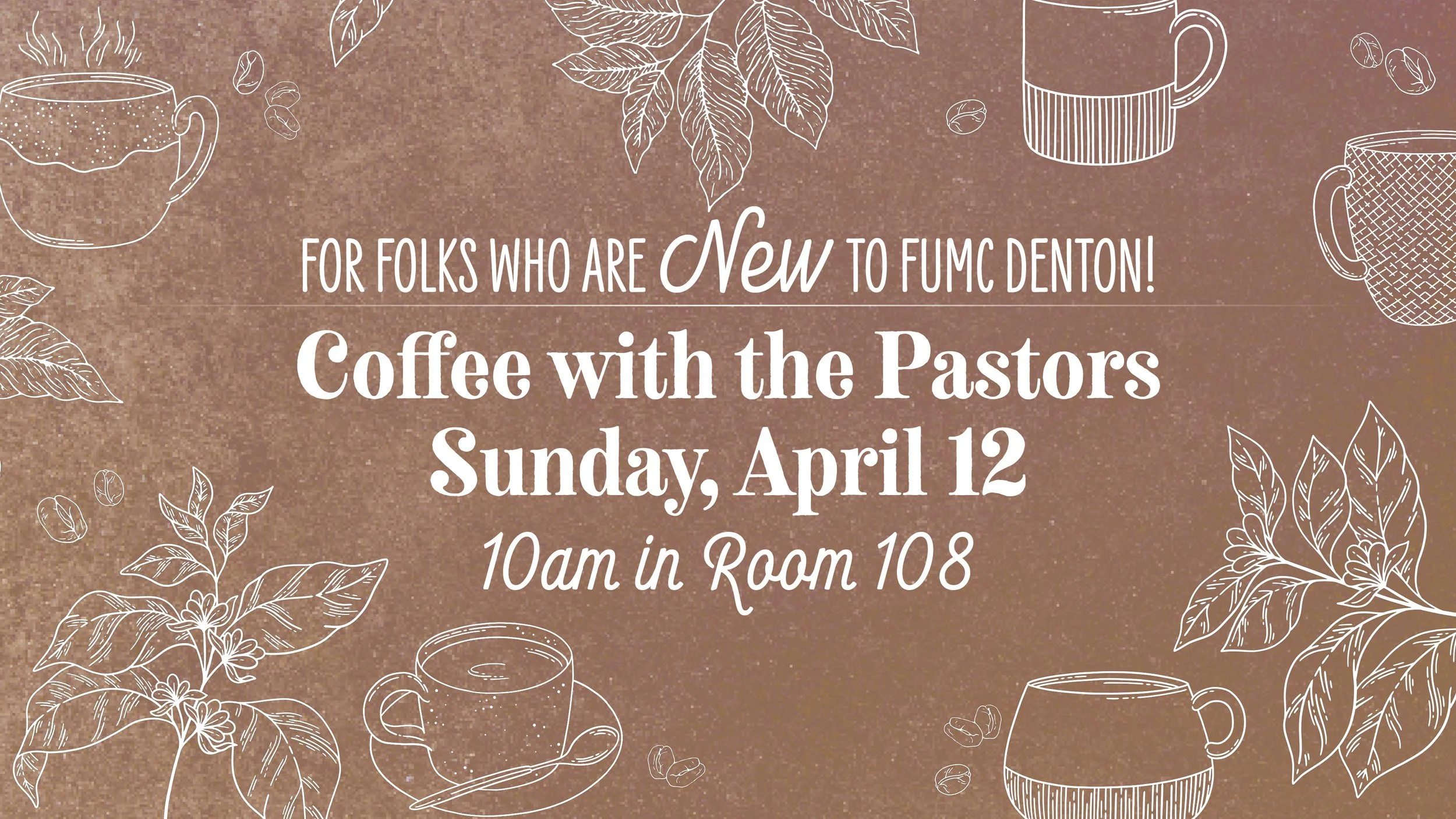 Coffee with the Pastors
