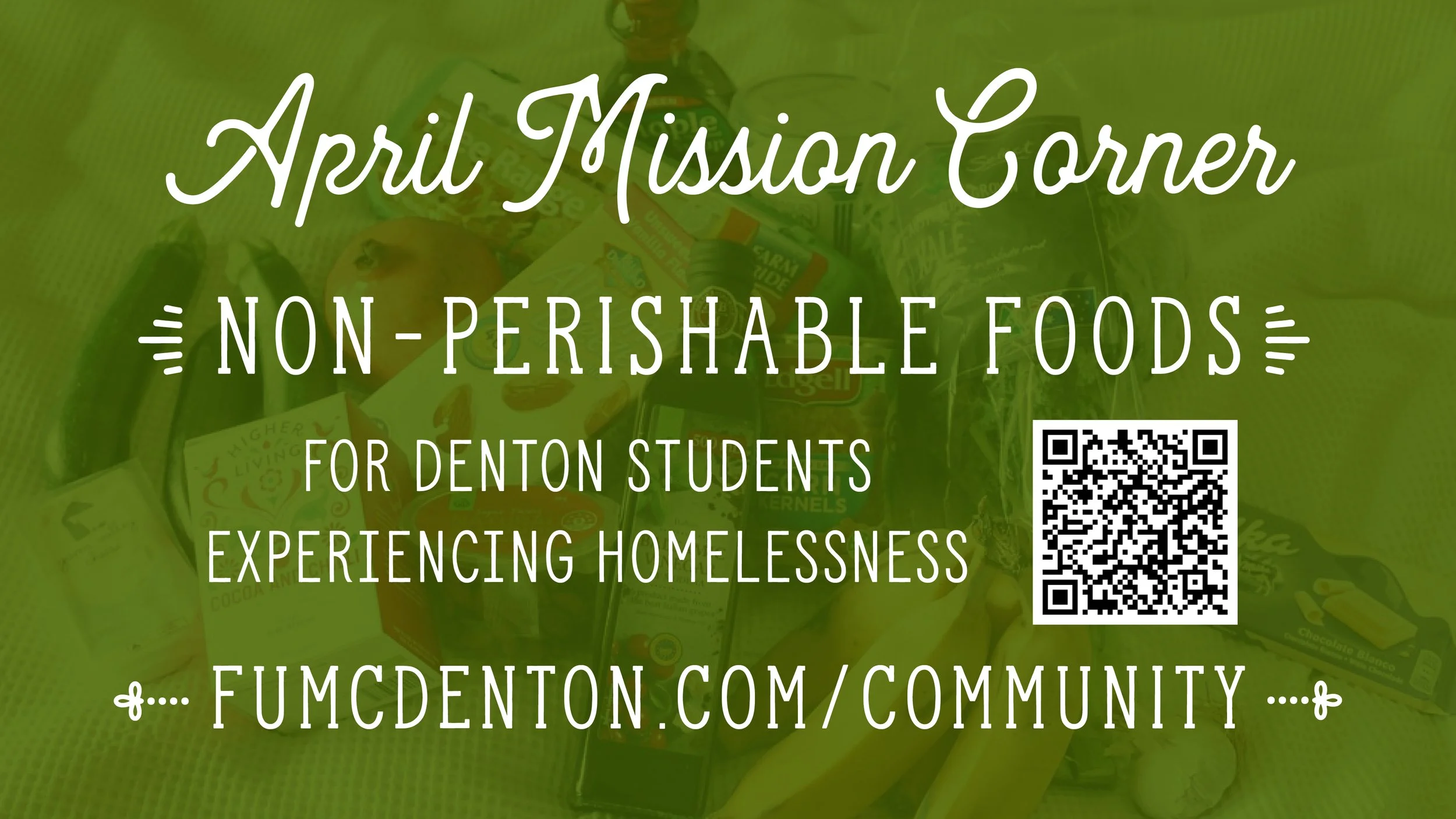 April Mission Corner: Denton ISD Students Experiencing Homelessness