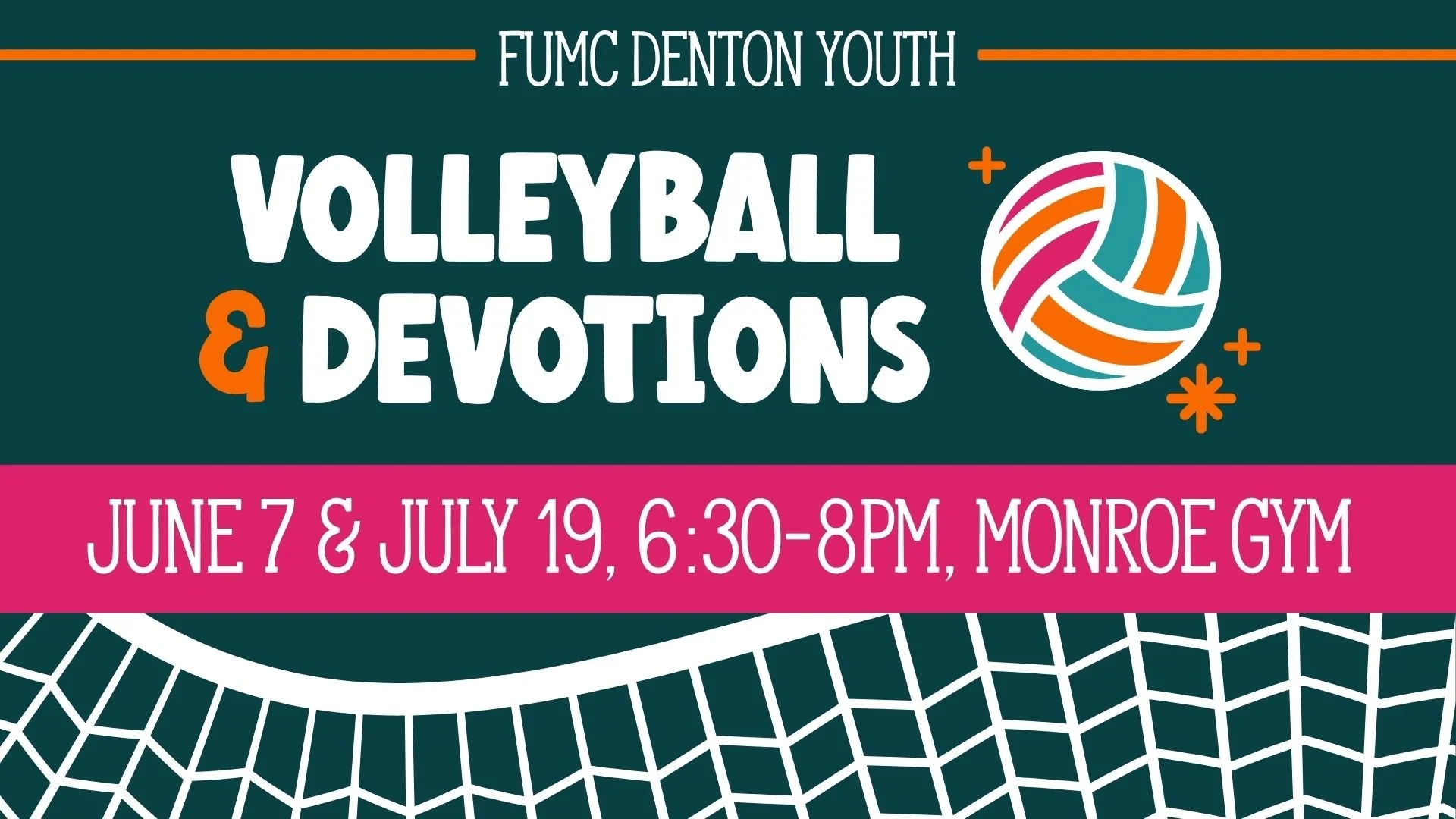 Volleyball & Devotions
