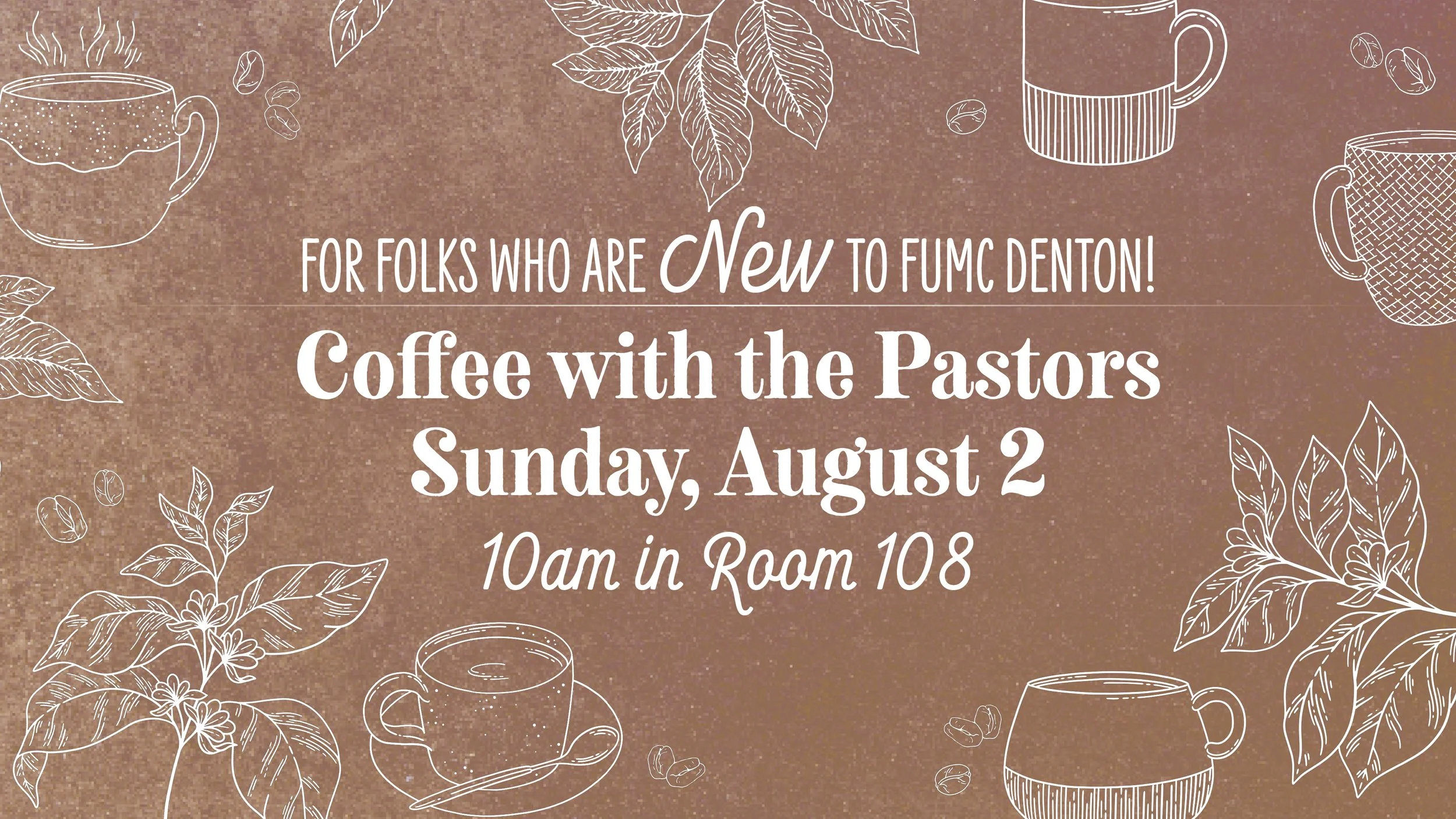 Coffee with the Pastors