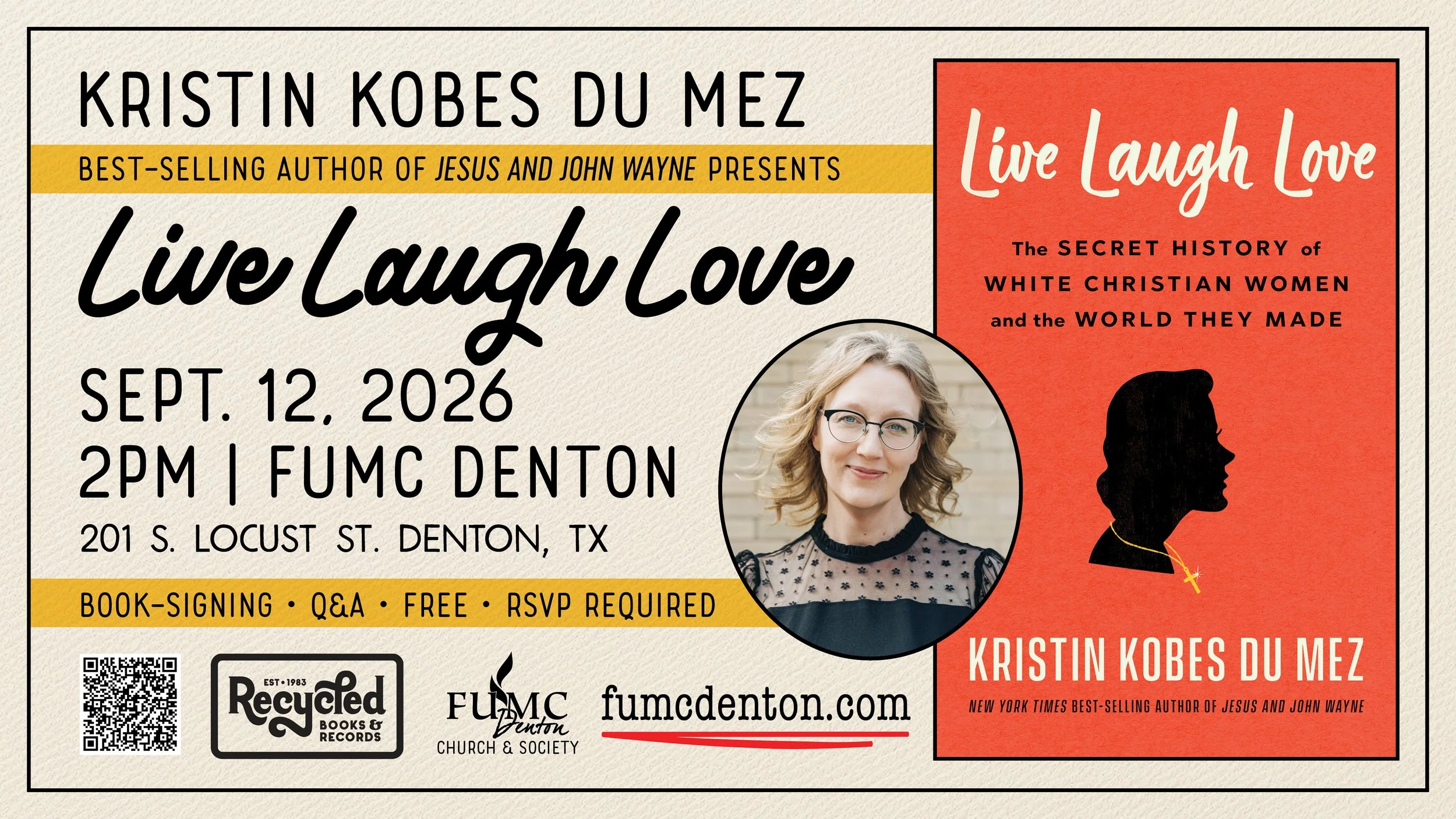 Kristin Kobes Du Mez: Live, Laugh, Love Book Tour