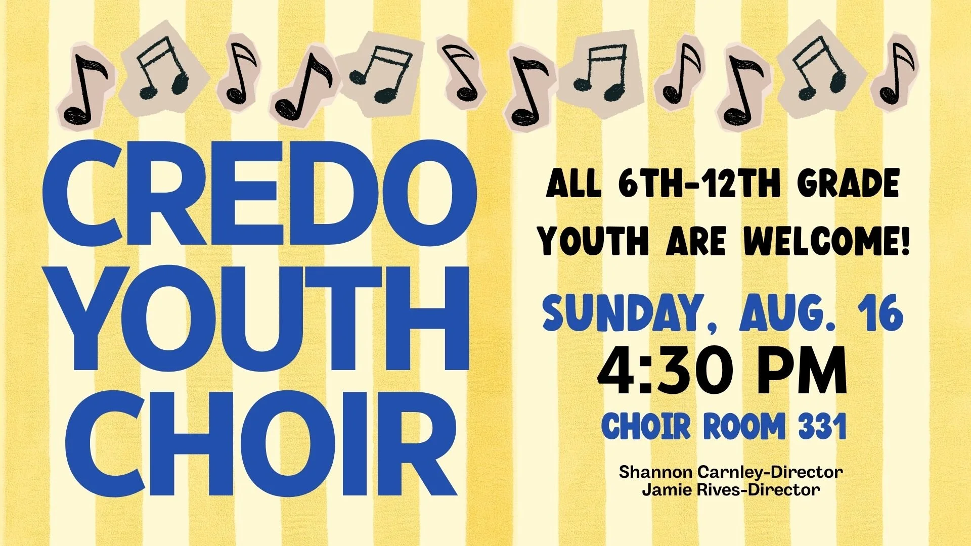 Credo Youth Choir Kick-Off