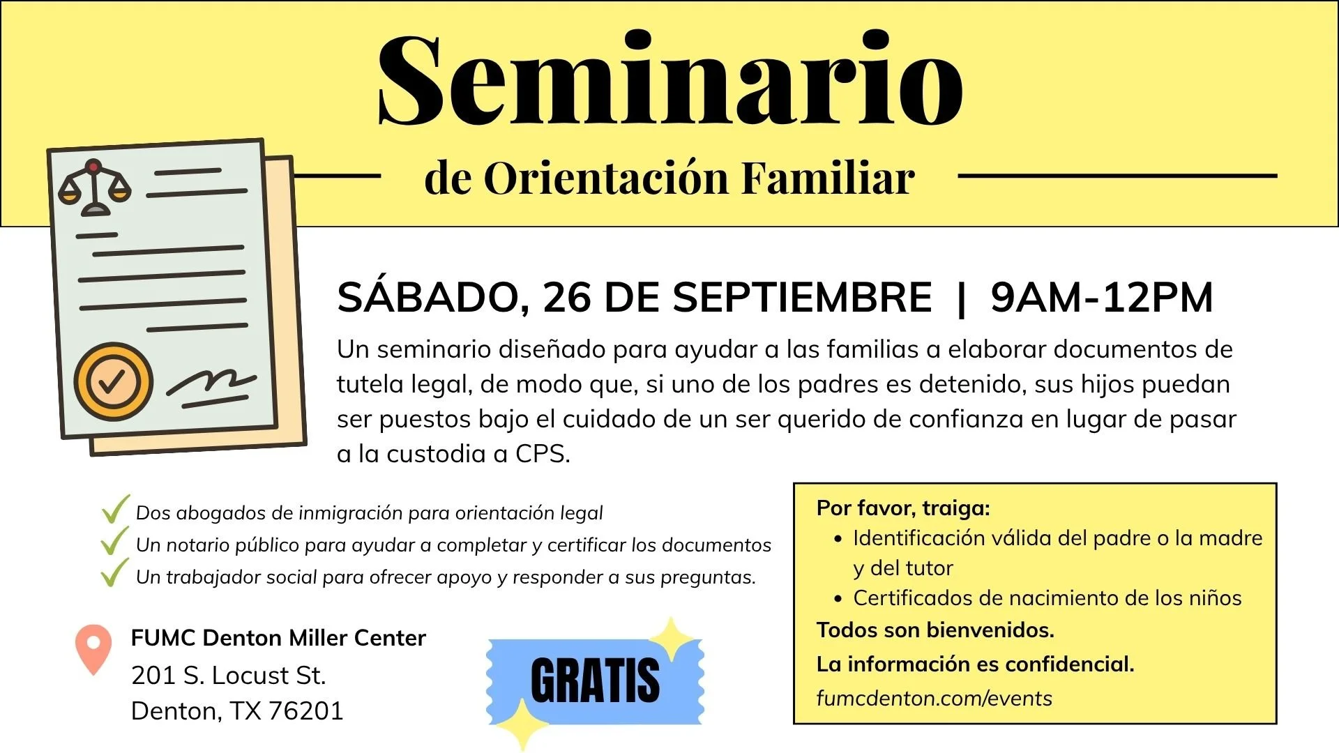 Family Guardianship Document Workshop