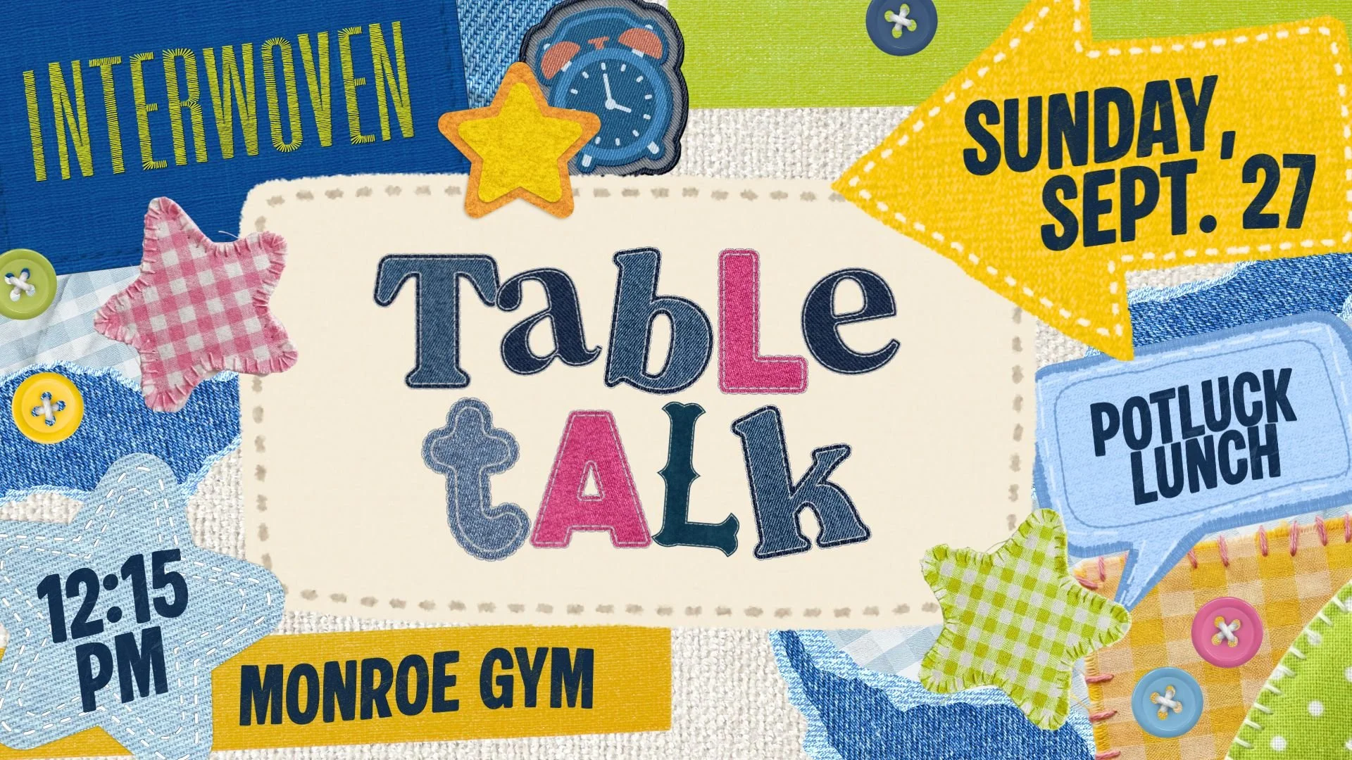 Interwoven Table Talk: Potluck & Discussion