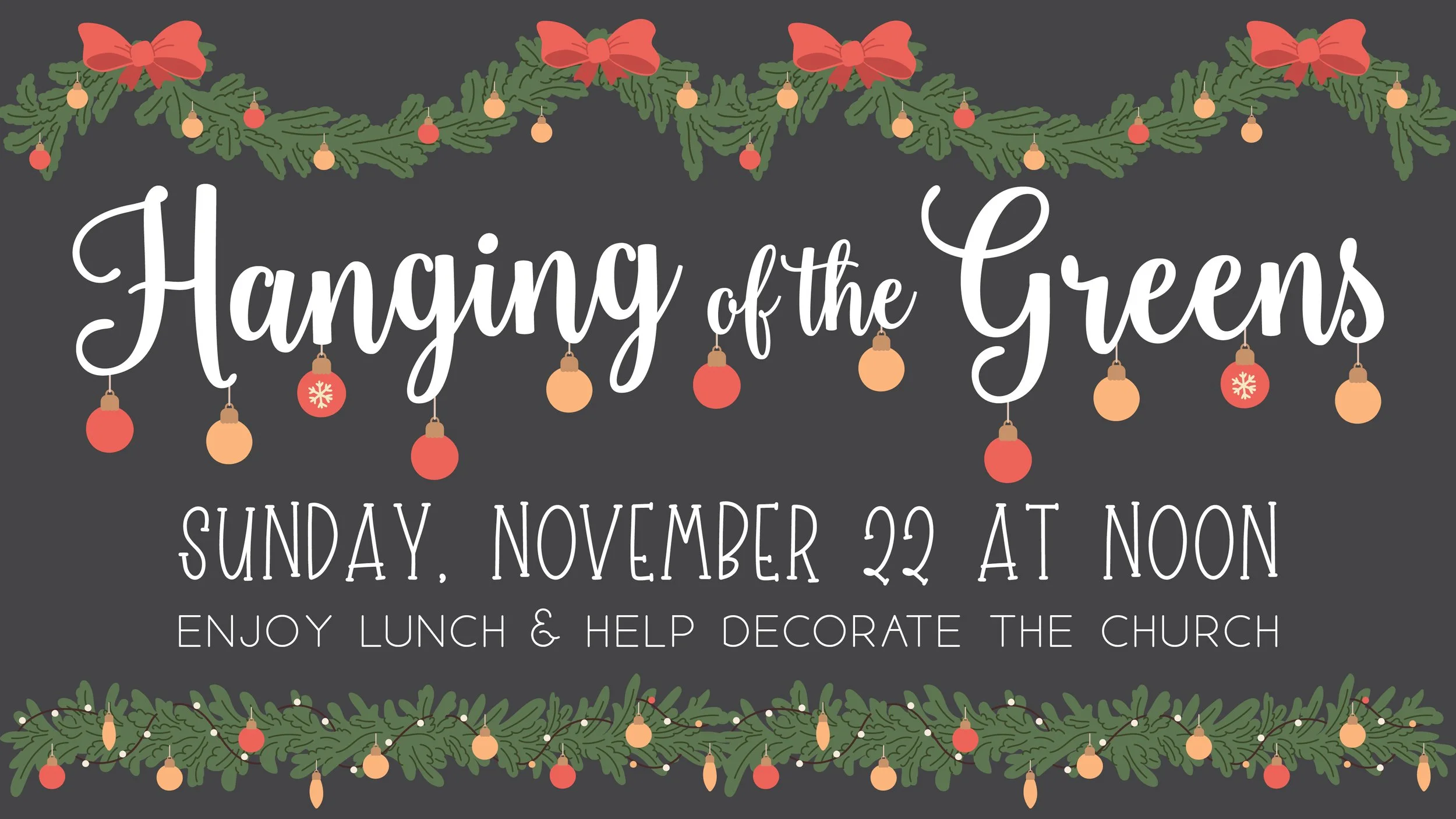 Hanging of the Greens