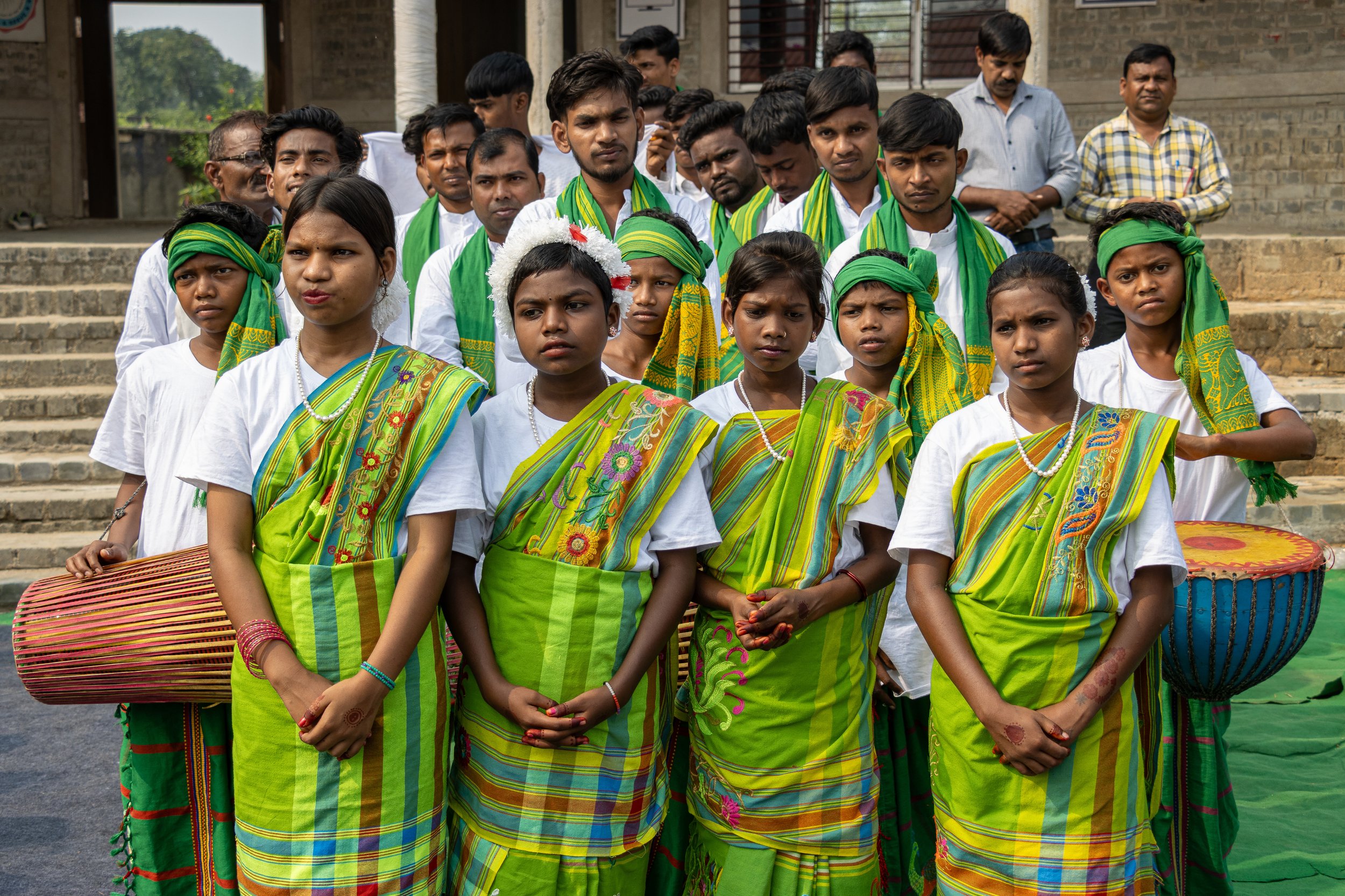  Children who live in an orphanage on our partners’ SOE campus near Dhanbad, Jharkhand welcome us for a day of celebration and fellowship. 