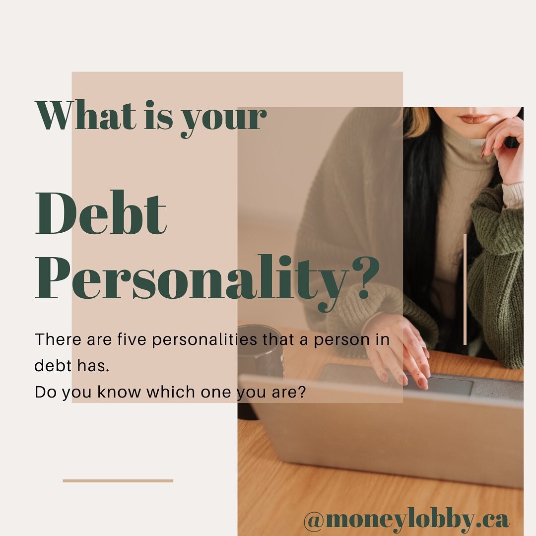 DO YOU KNOW YOUR DEBT PERSONALITY? ⁉️ 
.
.
Do any of these debt personalities resonate with you? Our goal should be to be &ldquo;The Totally Cool&rdquo; or &ldquo;The Savvy&rdquo;. 
.
.
How are you tackling your debt? 👇🏼👇🏼