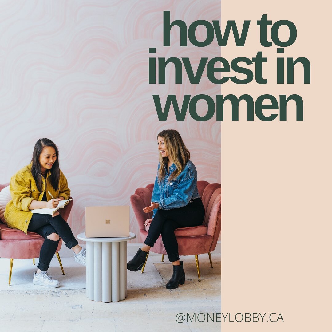 DID YOU KNOW YOU CAN INVEST IN WOMEN BY WAY OF STOCKS? 💃 
.
.
There are some funds out there that replicate the performance of stocks of companies that support women through things like their corporate social responsibility strategy. In theory, by b