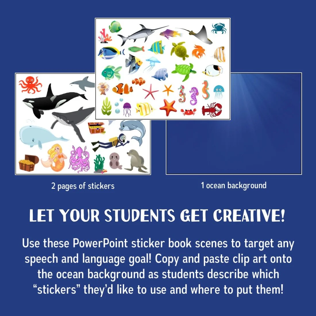 Sticker Book Scene Oceans! — The Speech Express