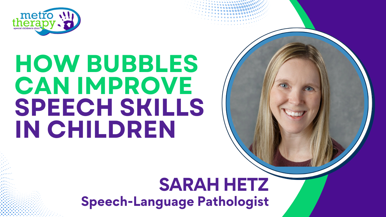 How Bubbles Can Improve Speech Skills in Children