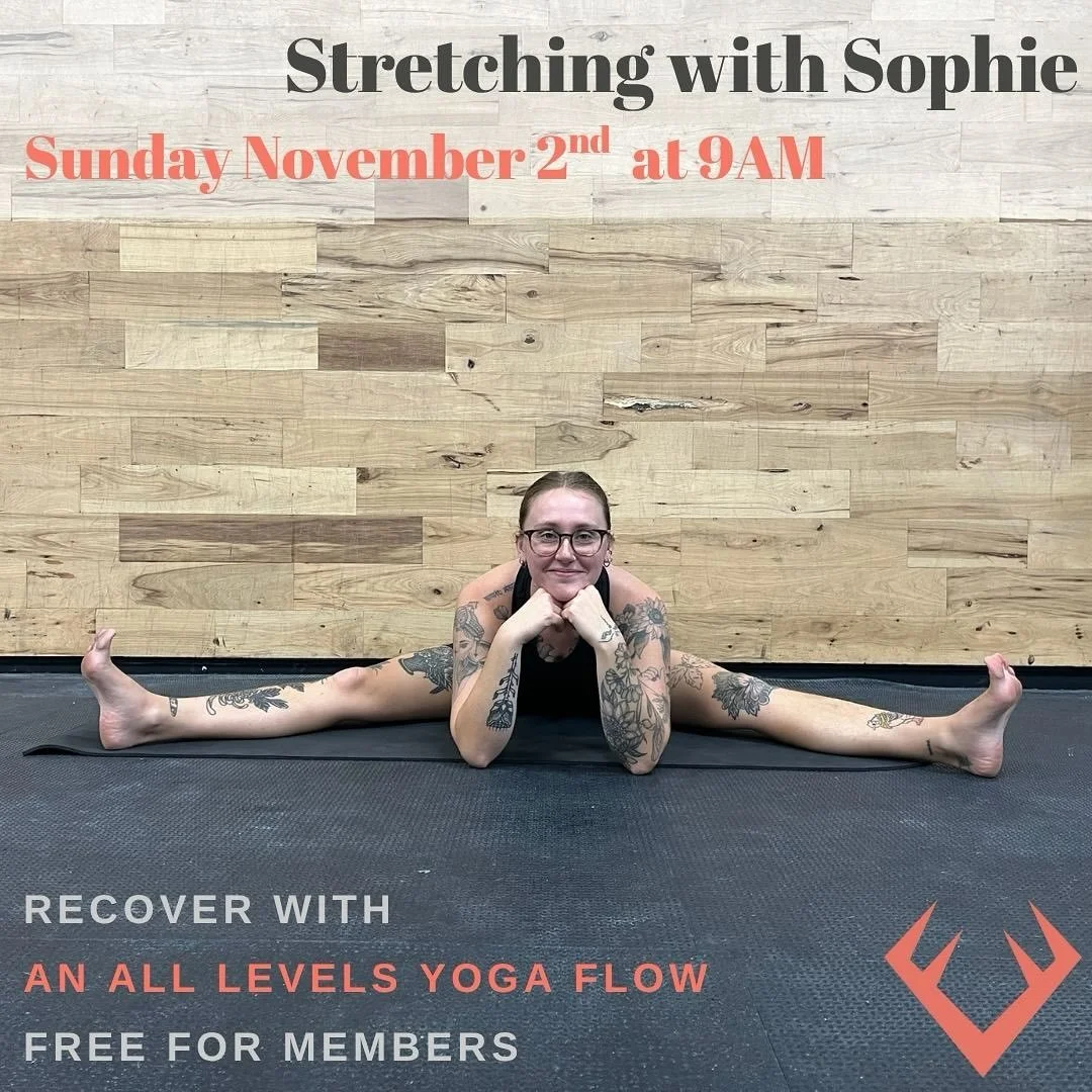 Don&rsquo;t let the time change throw you off your game &mdash; flow with it. 🌙

This weekend Stretching with Sophie centers on hip openers to keep your body mobile and your mindset steady through the seasonal shift. 🍂

Stay grounded and warm as we