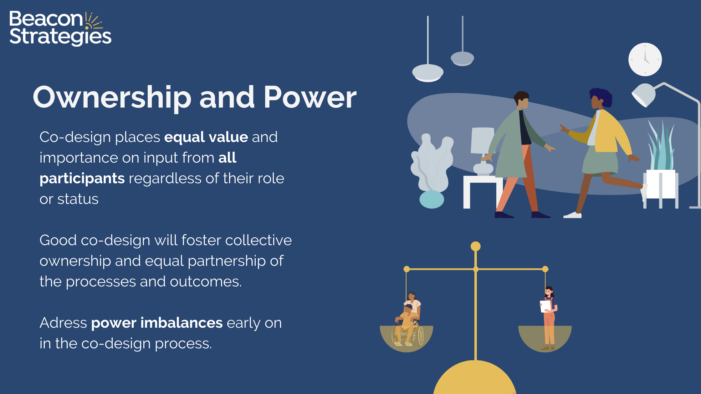 Four key elements and principles of co-design — Beacon Strategies