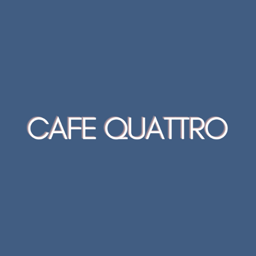 Cafe Quattro Logo + Menu