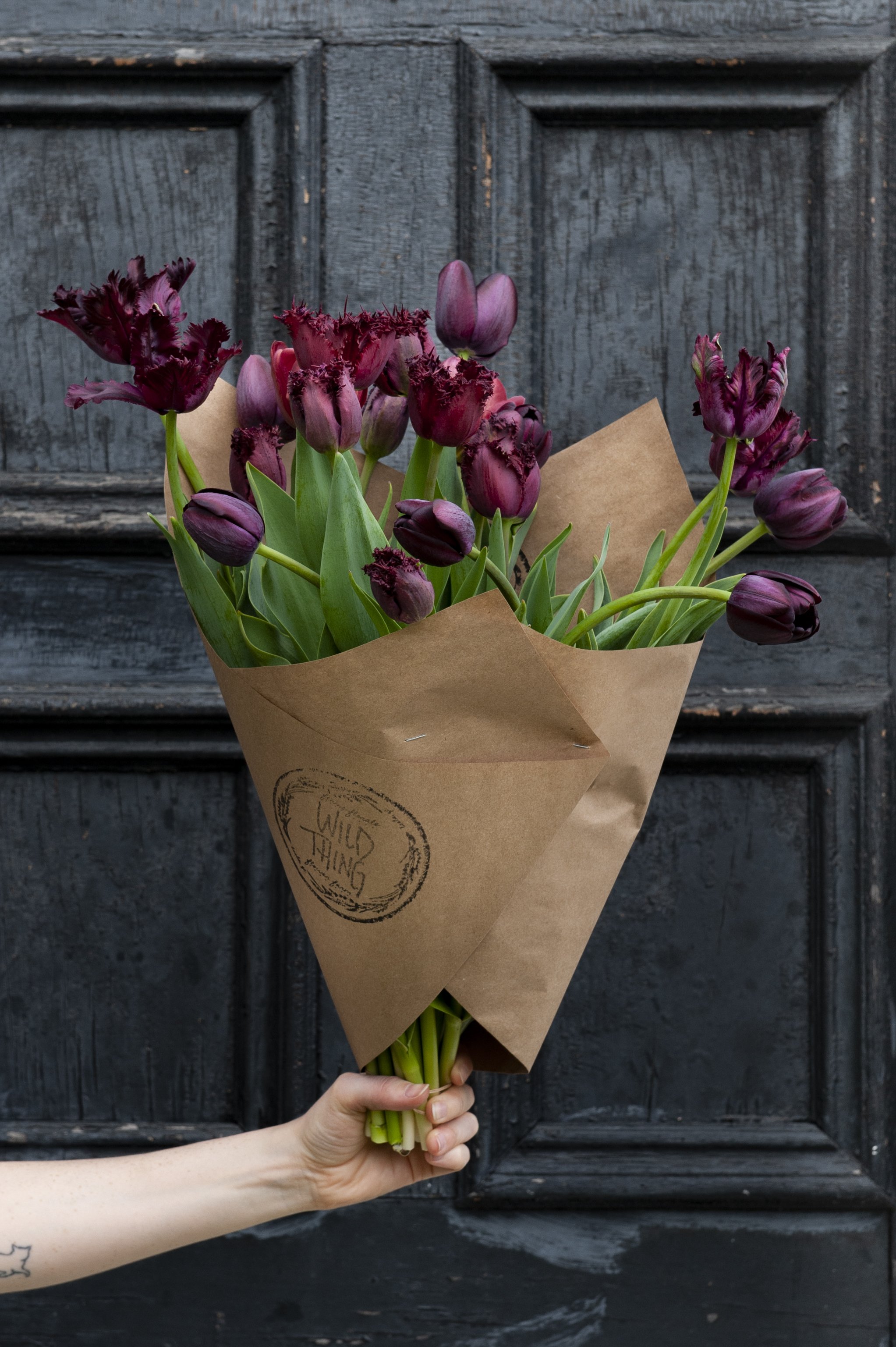 Bouquet d'abonnement printanier de tulipes grand format - Large tulip bouquet spring share