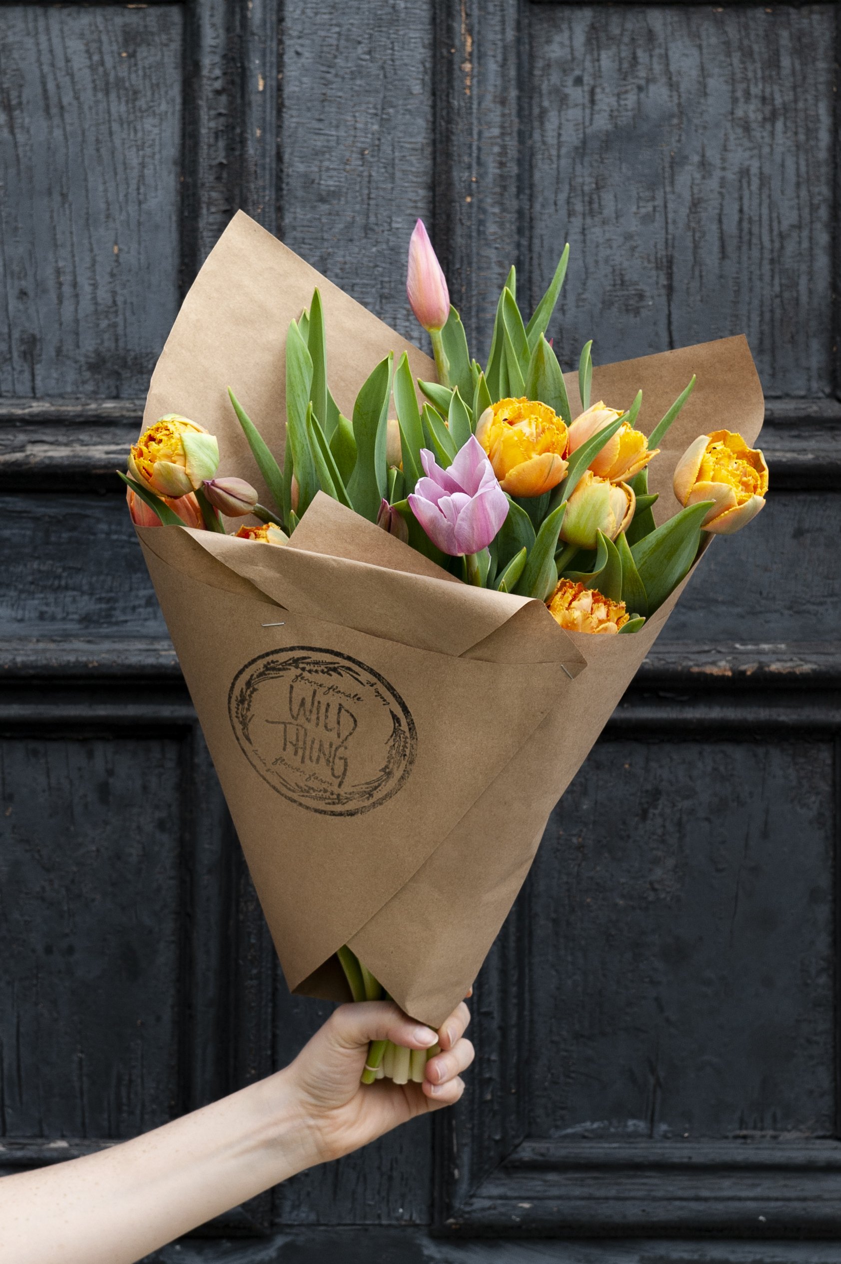 Bouquet d'abonnement printanier de tulipes grand format - Large tulip bouquet spring share