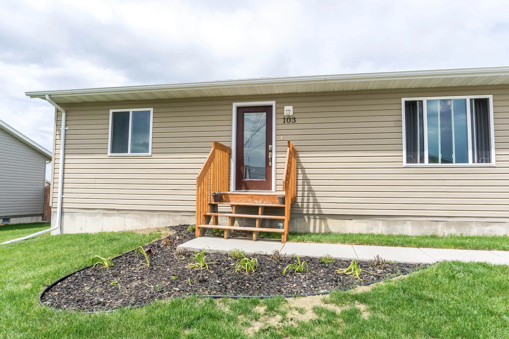 Front Door Makeover by Superior Siding — Builders FirstSource