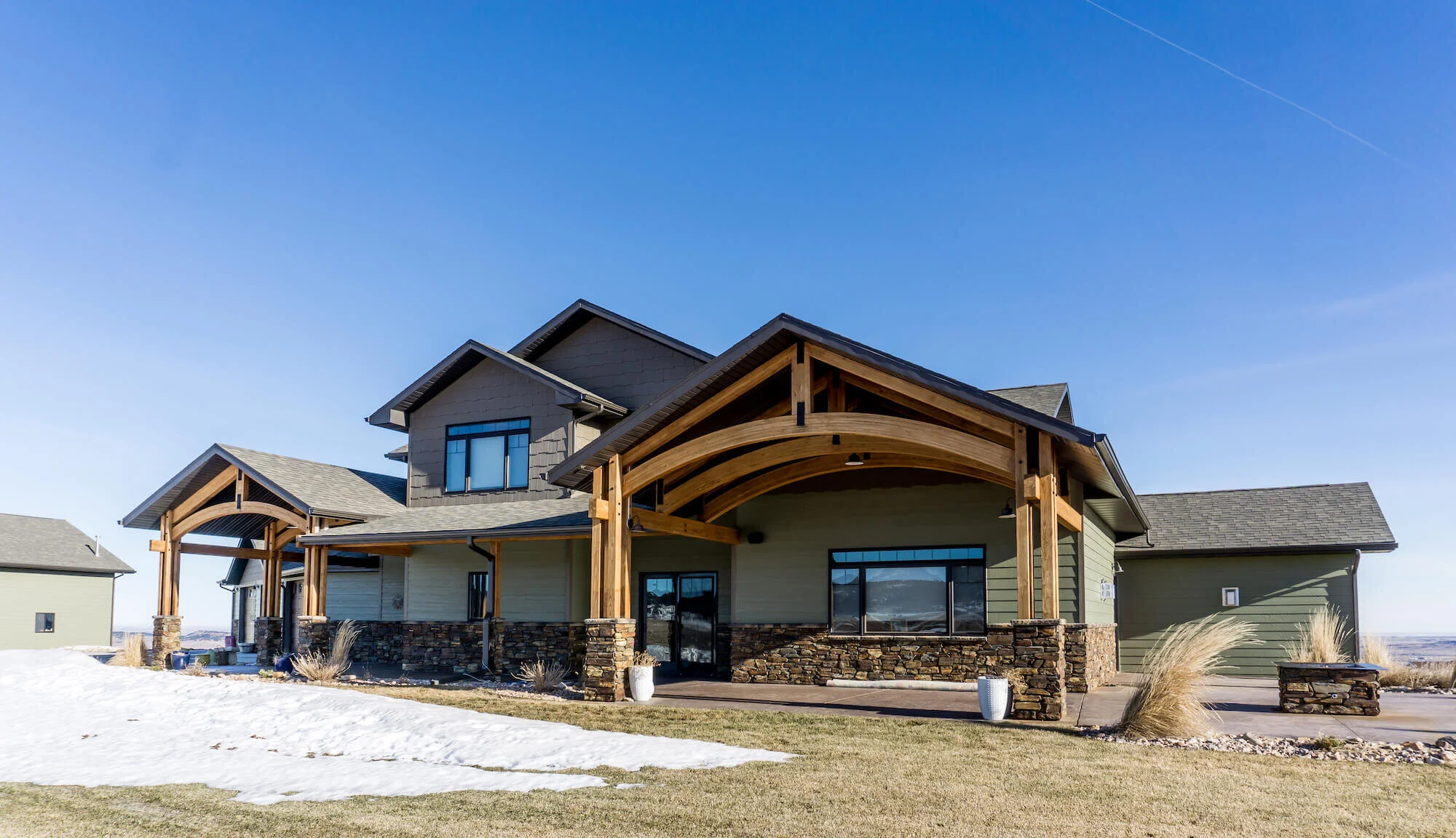 Stunning Home Exterior Overlooking Spearfish, South Dakota