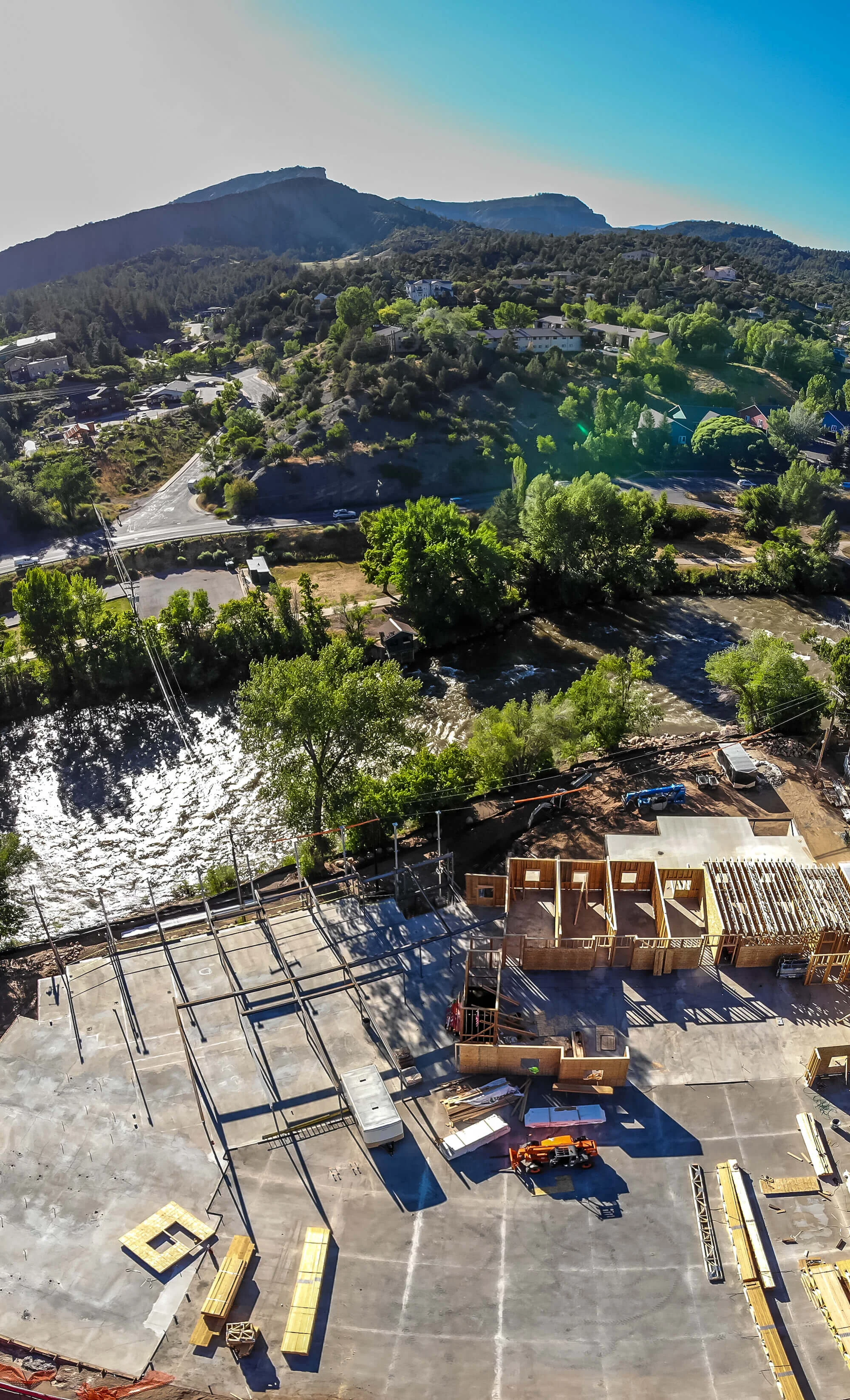 Downtown Durango MainStay Suites / Sleep Inn Framing — Builders FirstSource