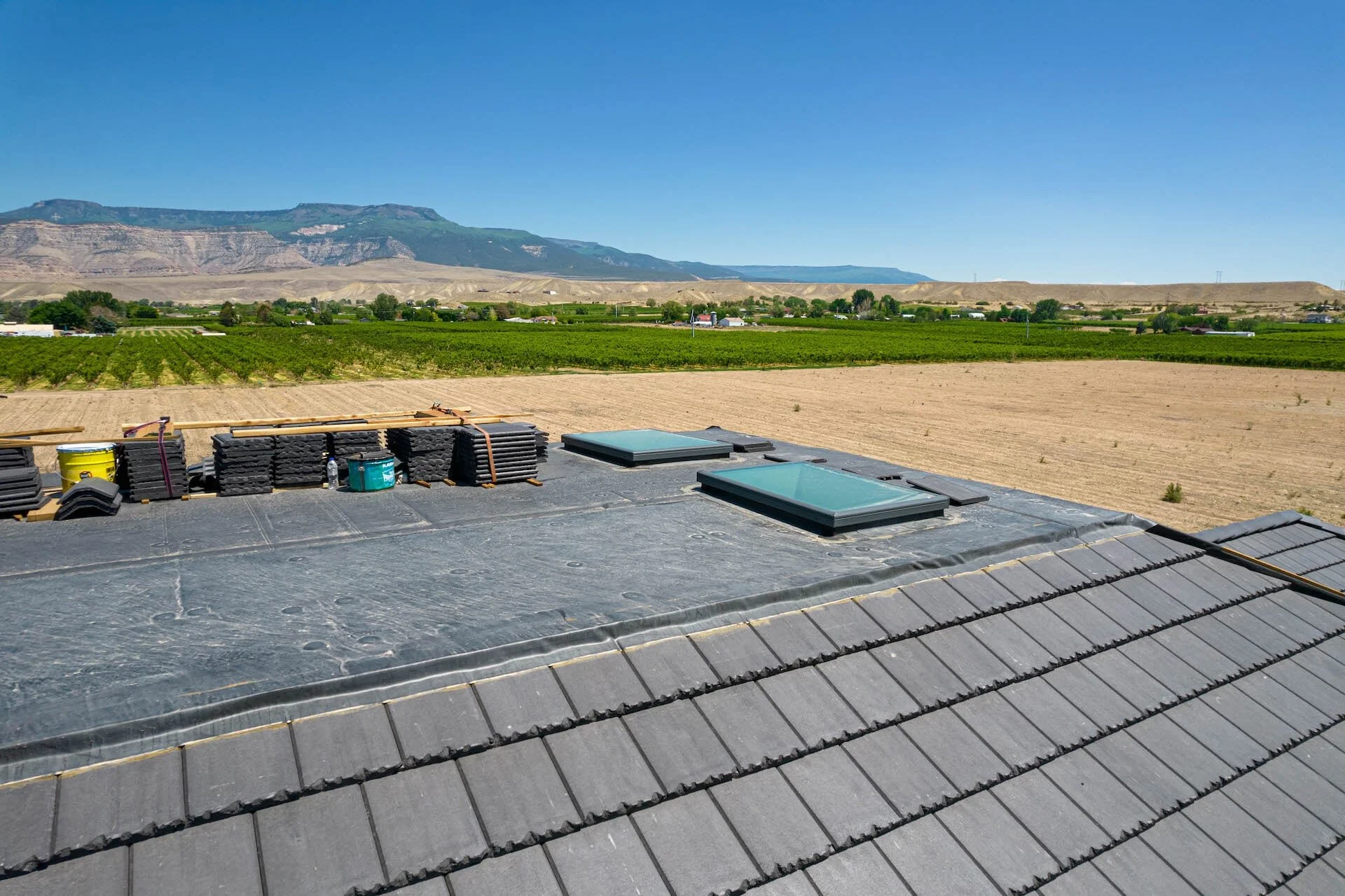 Custom Home Overlooking Vineyards by Conquest Construction — Builders