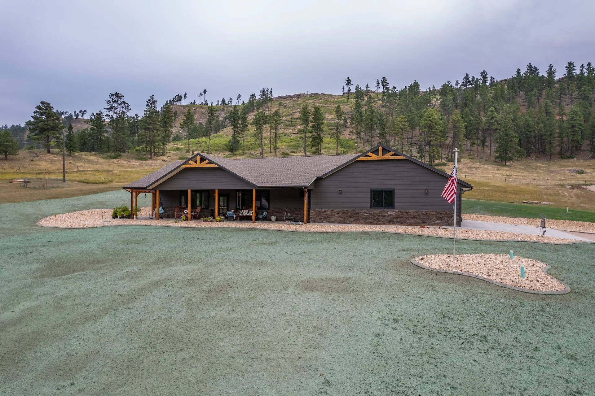 Secluded Home in the Black Hills by Boom Construction