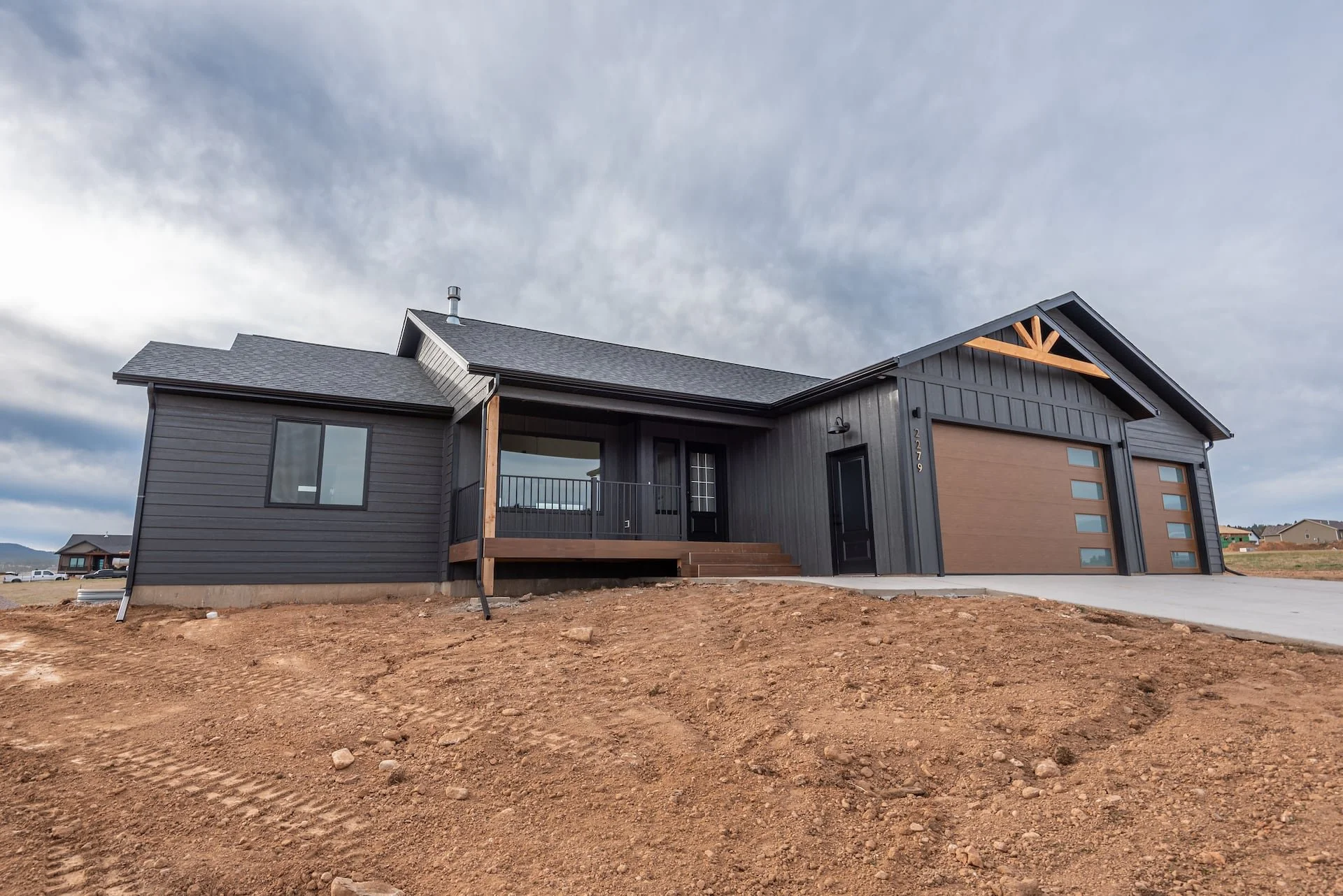 Bold and Welcoming Home by High Plains Construction
