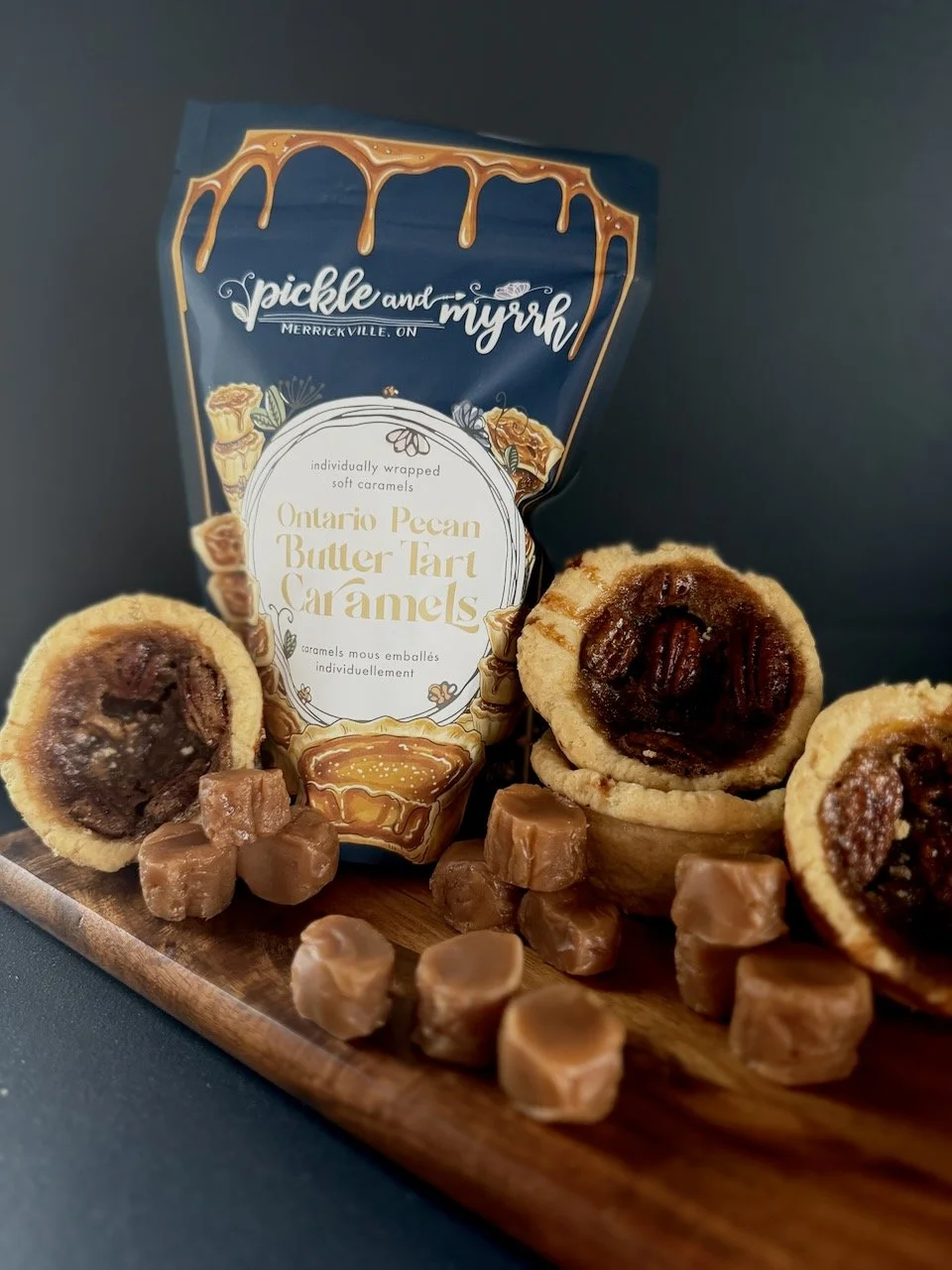 Ontario Pecan Butter Tart Caramels