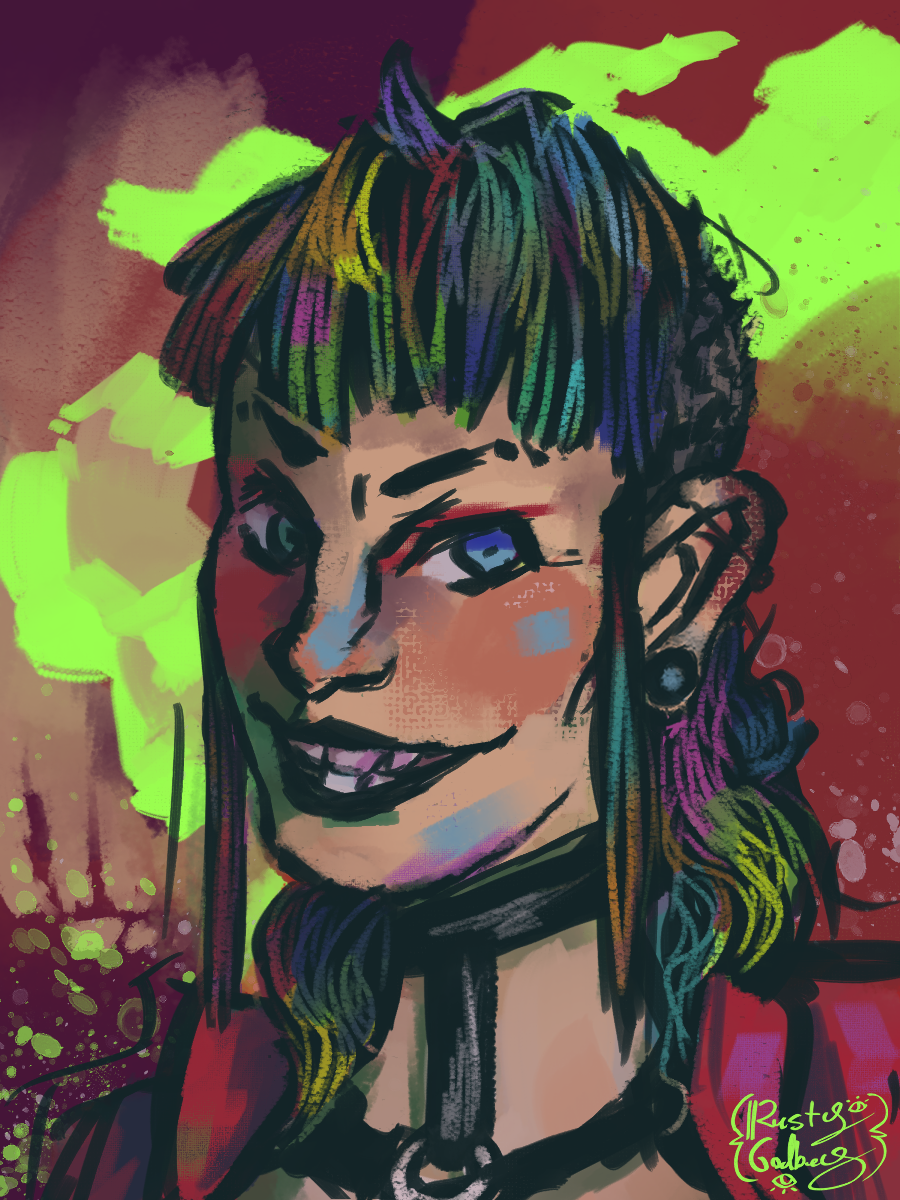 "Gritch", Tabletop RPG Portrait (2020)