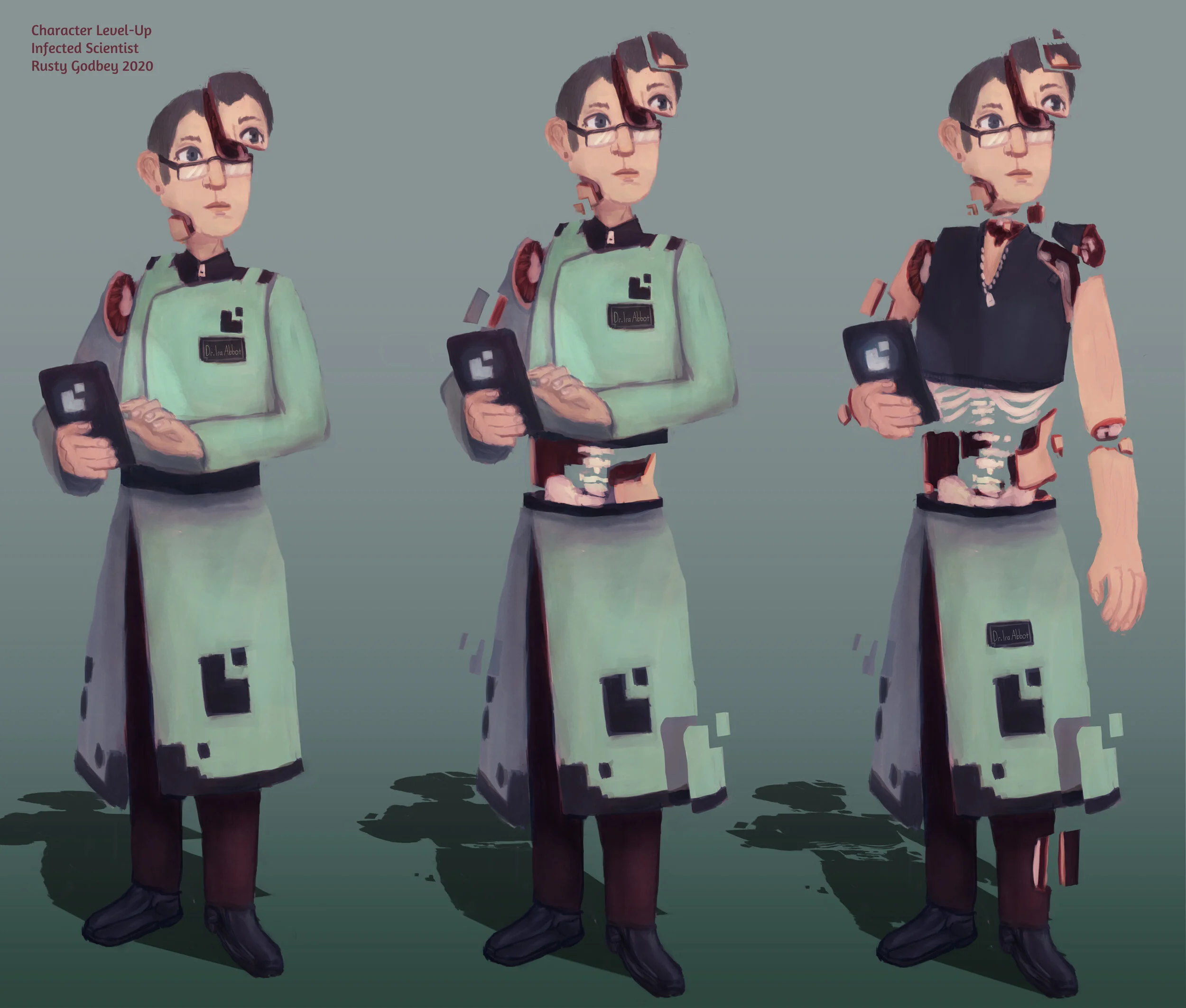 Infected Scientist Design - Final Progression Design