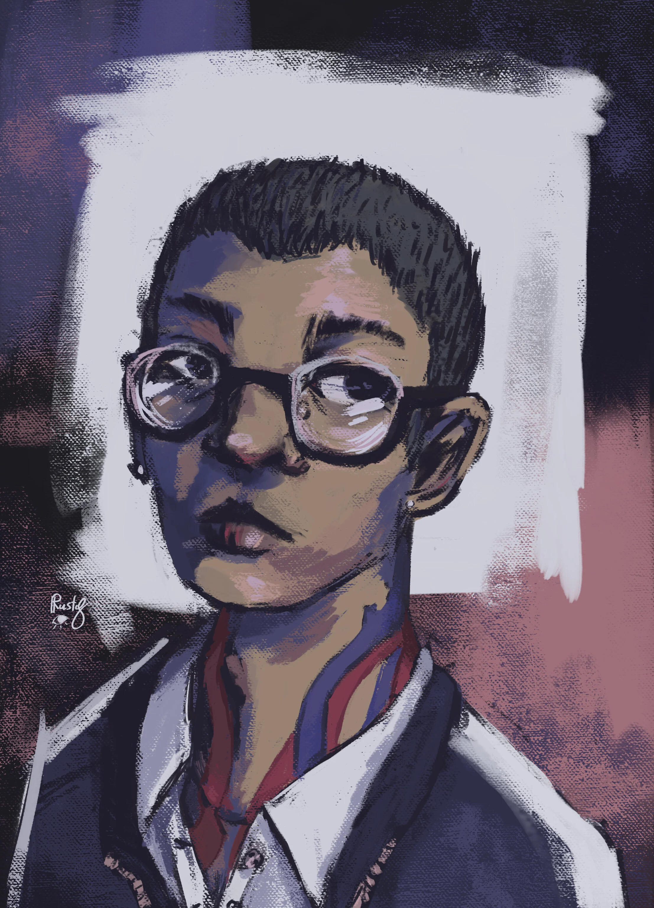 "Burroughs", Tabletop RPG Portrait (2020)