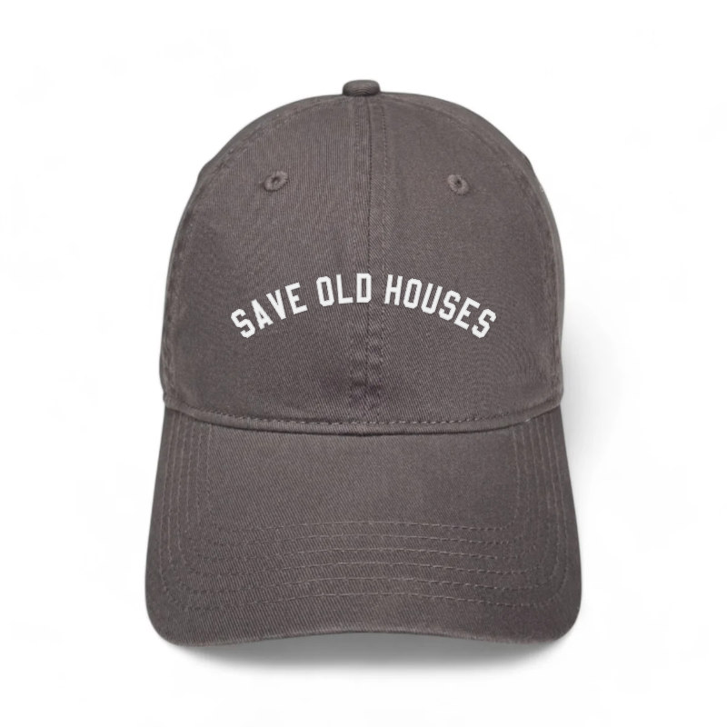 Save Old Houses Dad Hat (Charcoal)