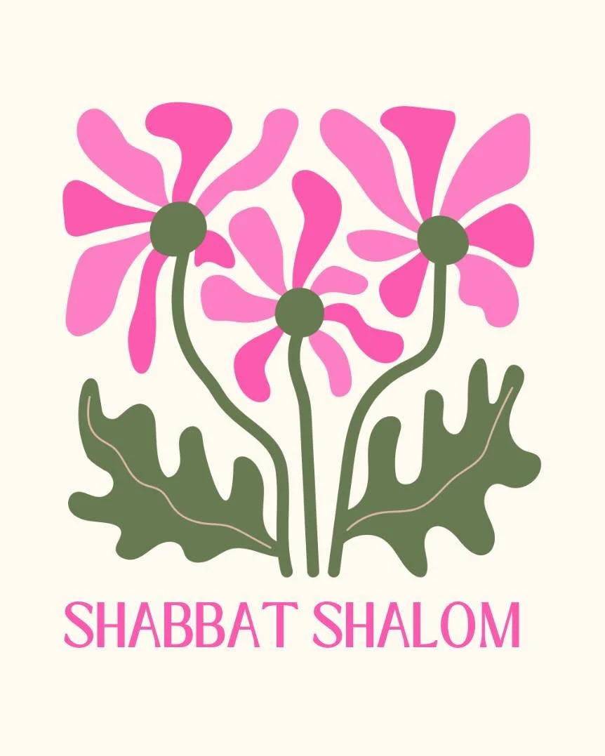 Shabbat Shalom! 🌸
Wishing you a beautiful Shabbat and a lovely weekend.
