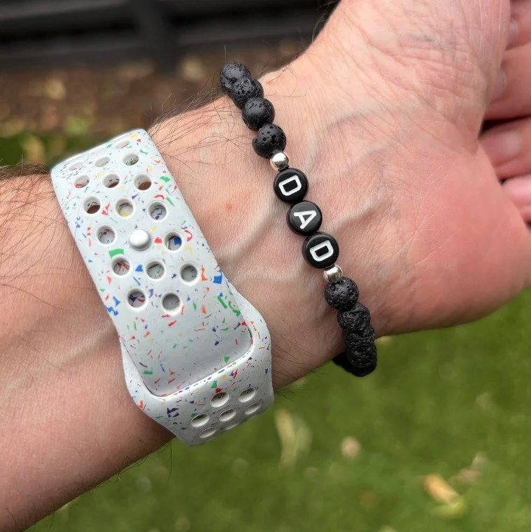 Our Dad Bracelets have now become one of my favourite designs — bold, grounding, and full of love. This is your last chance to grab one before the store closes! Choose from Lava Stone or Rosewood. 
Father's day is on Sunday 7 Sept.
Shop Now 👉